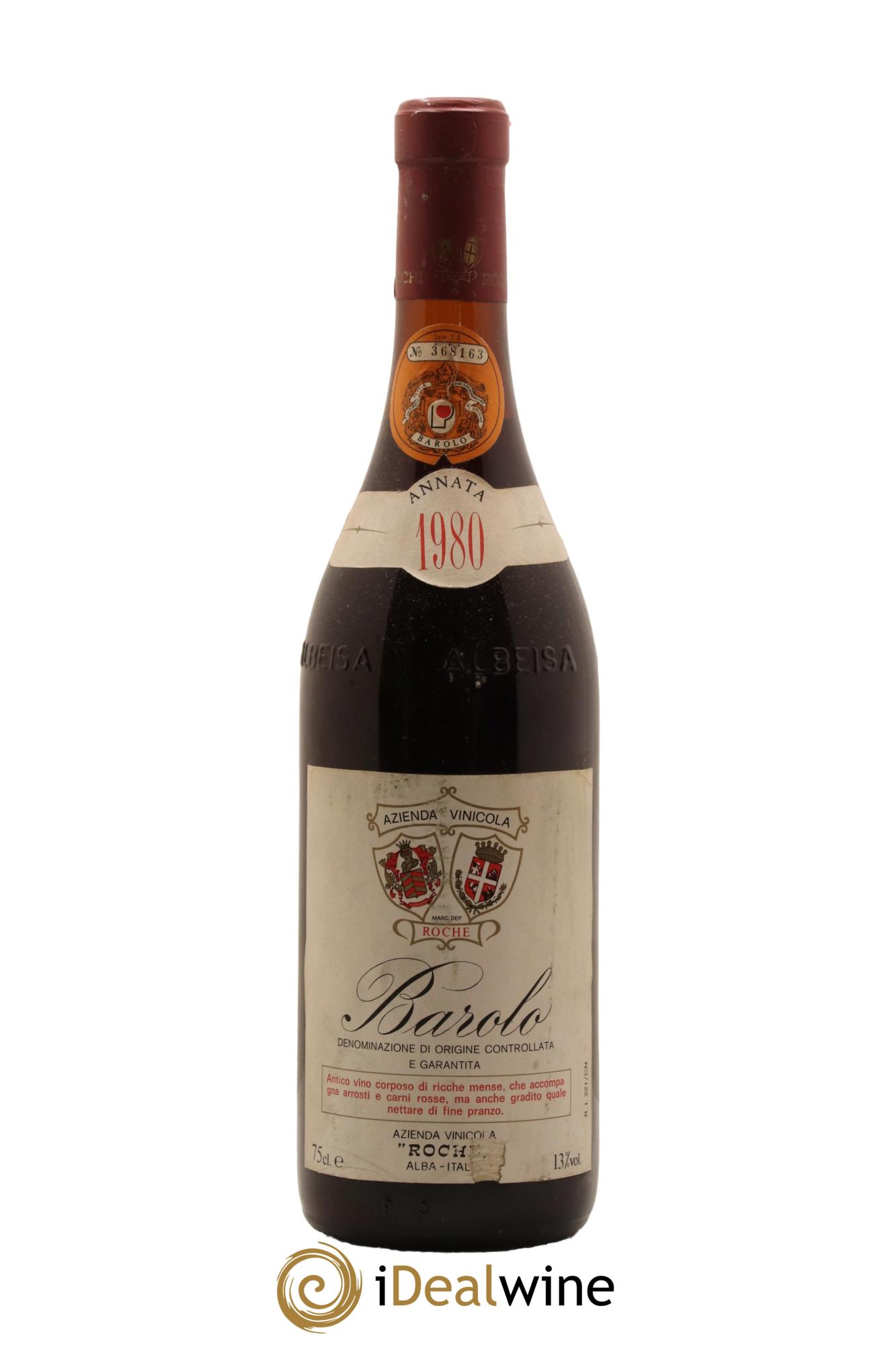 Barolo Azienda Vinicola Roche 1980 - Lot de 1 bouteille - 0
