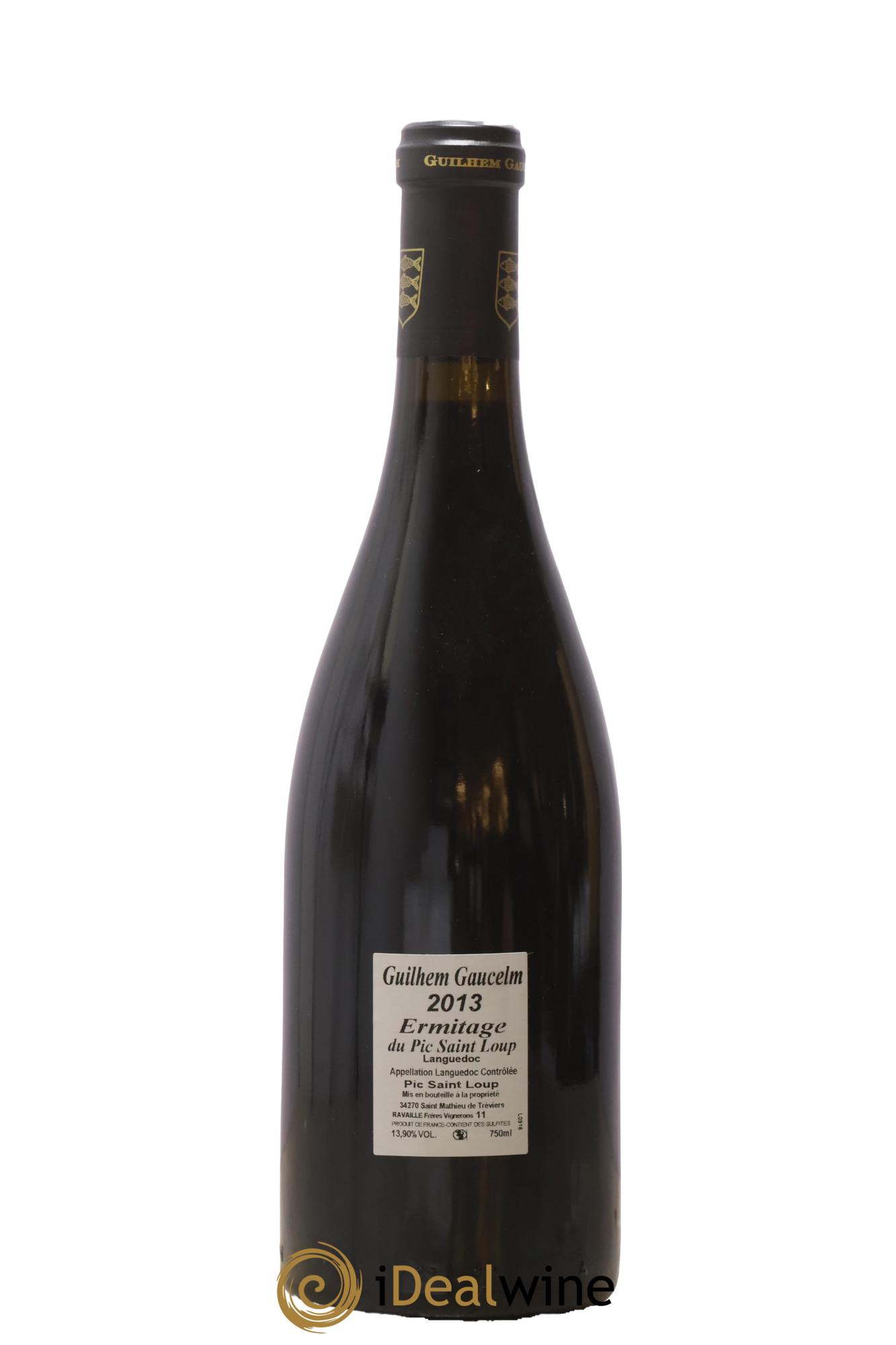 Pic Saint-Loup Héritage du Pic Saint-Loup (anciennement Ermitage) Guilhem Gaucelm 2013 - Lot of 1 bottle - 1