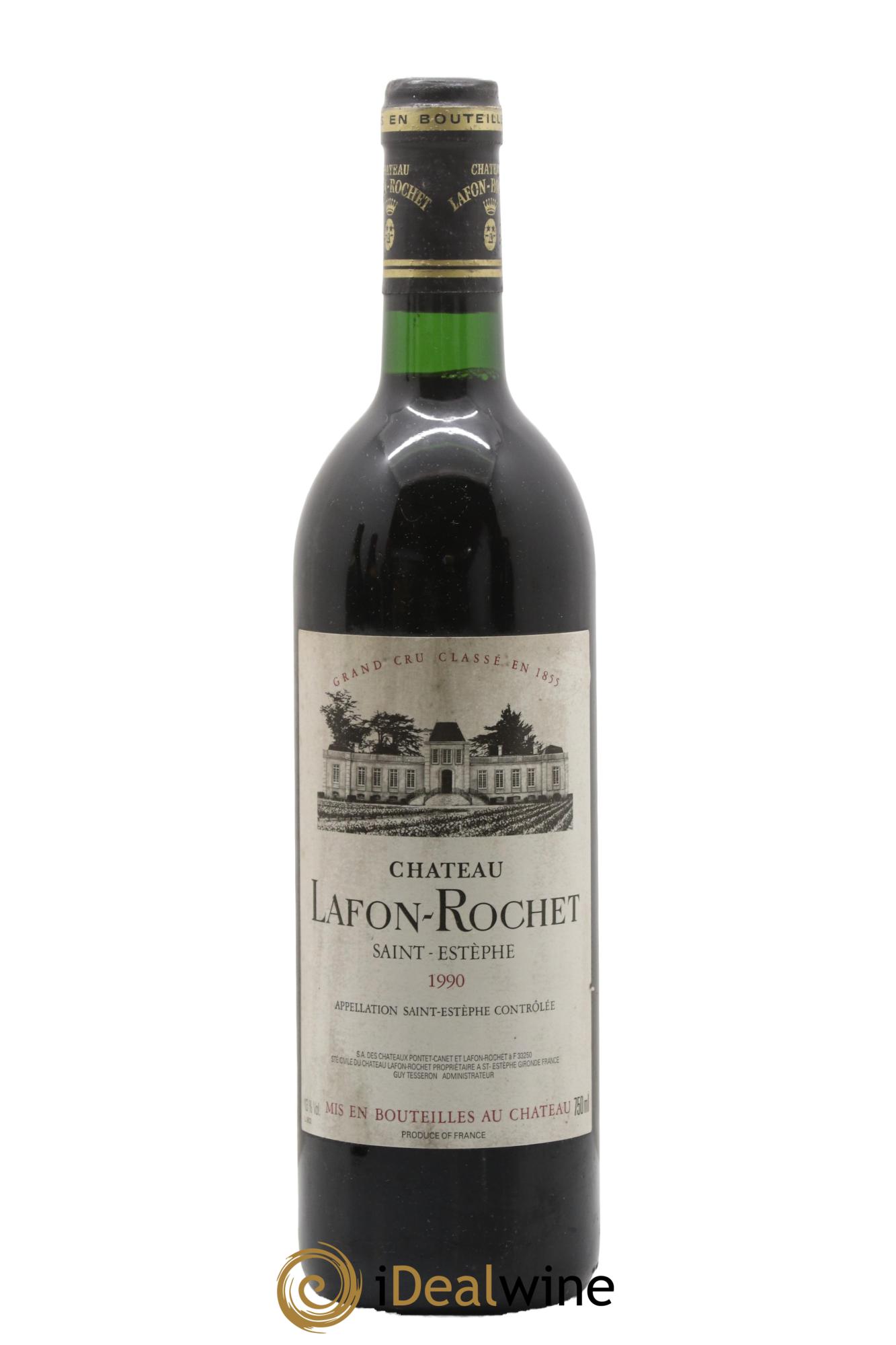 Château Lafon Rochet 4ème Grand Cru Classé 1990 - Lot de 1 bouteille - 0