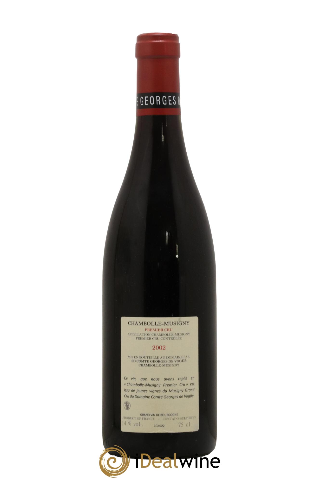 Chambolle-Musigny 1er Cru Comte Georges de Vogüé 2002 - Lot de 1 bouteille - 1