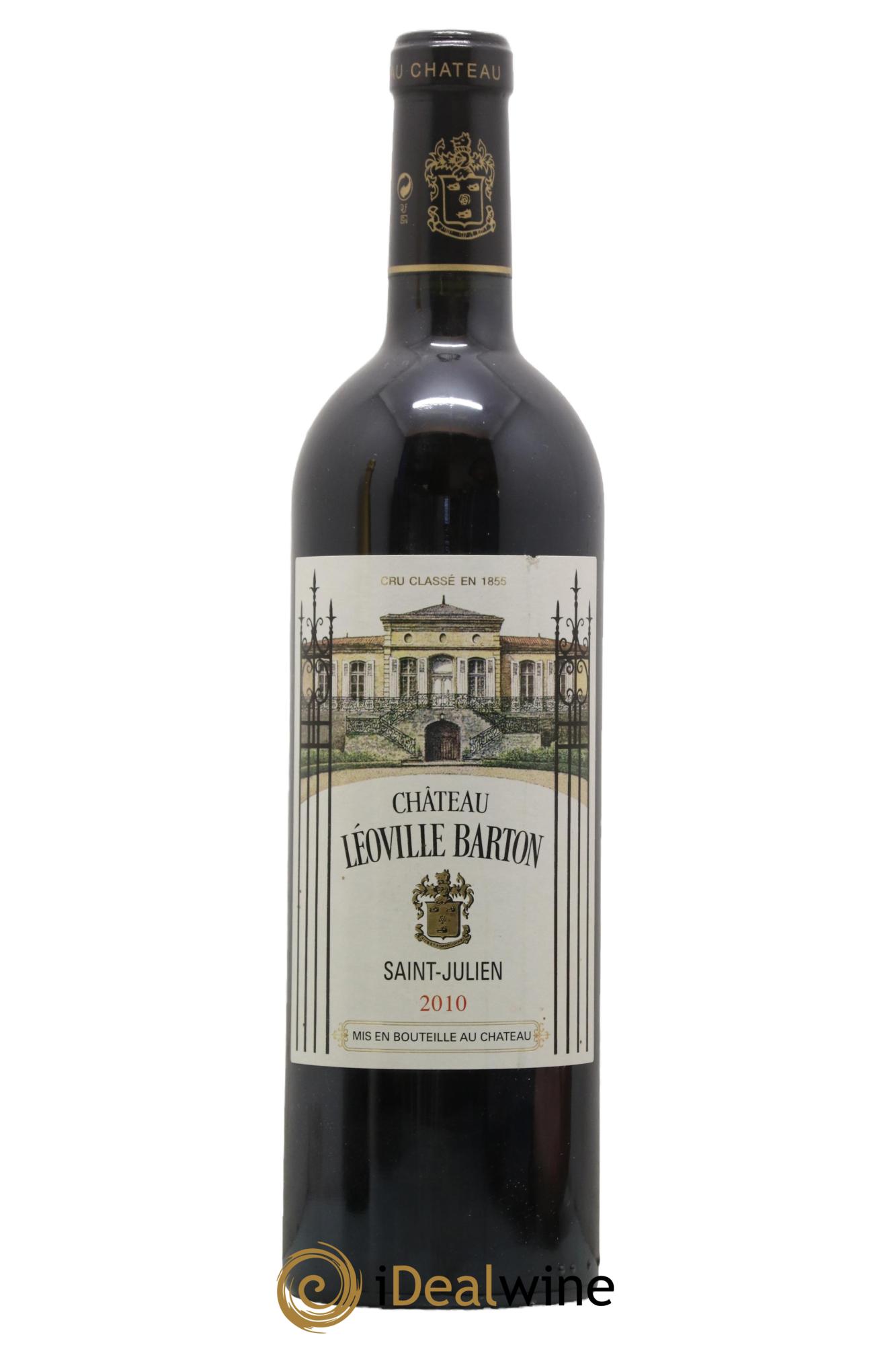 Château Léoville Barton 2ème Grand Cru Classé 2010 - Lot de 1 bouteille - 0