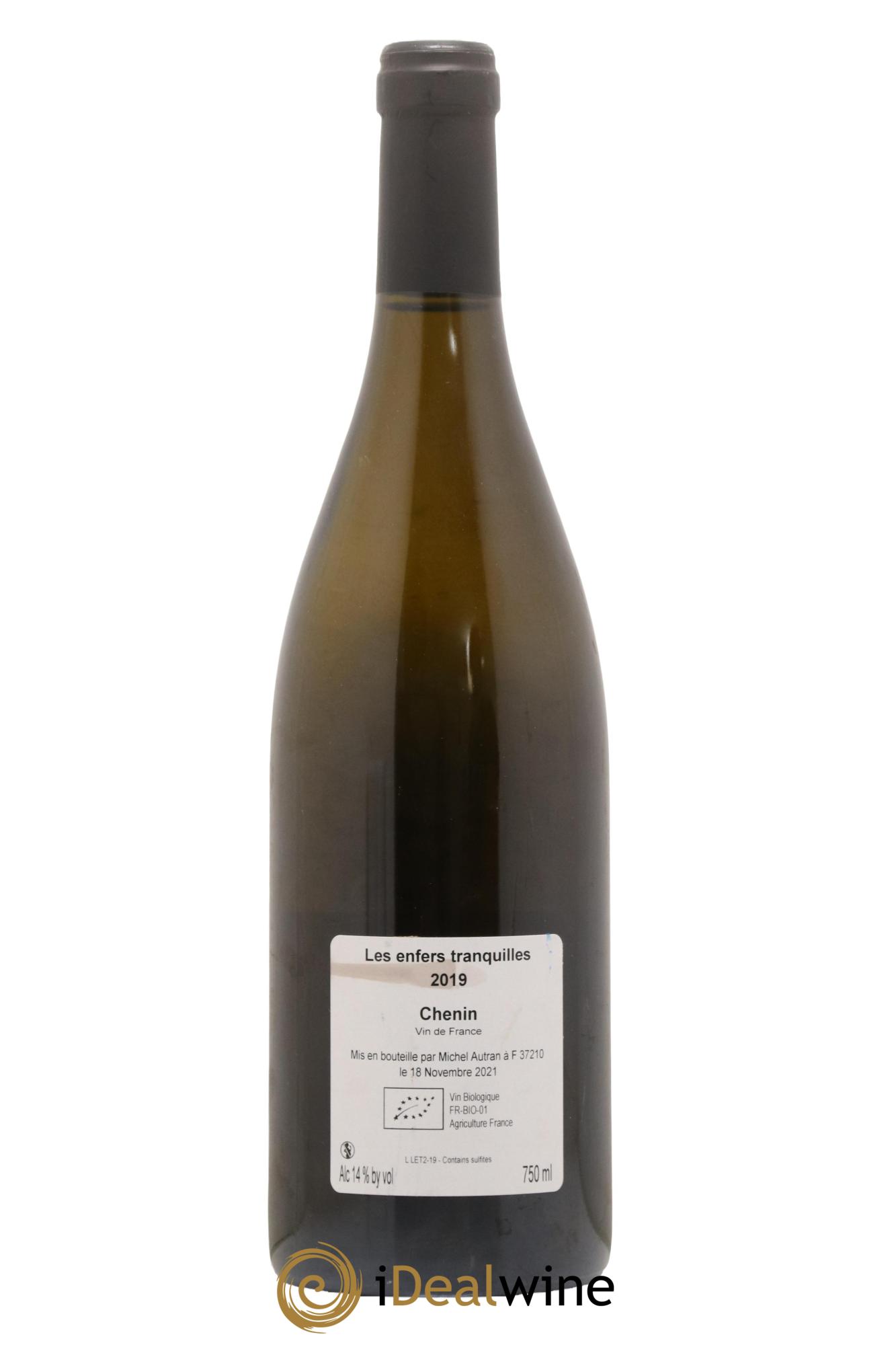 Vin de France Les Enfers Tranquilles Michel Autran 2019 - Posten von 1 Flasche - 1