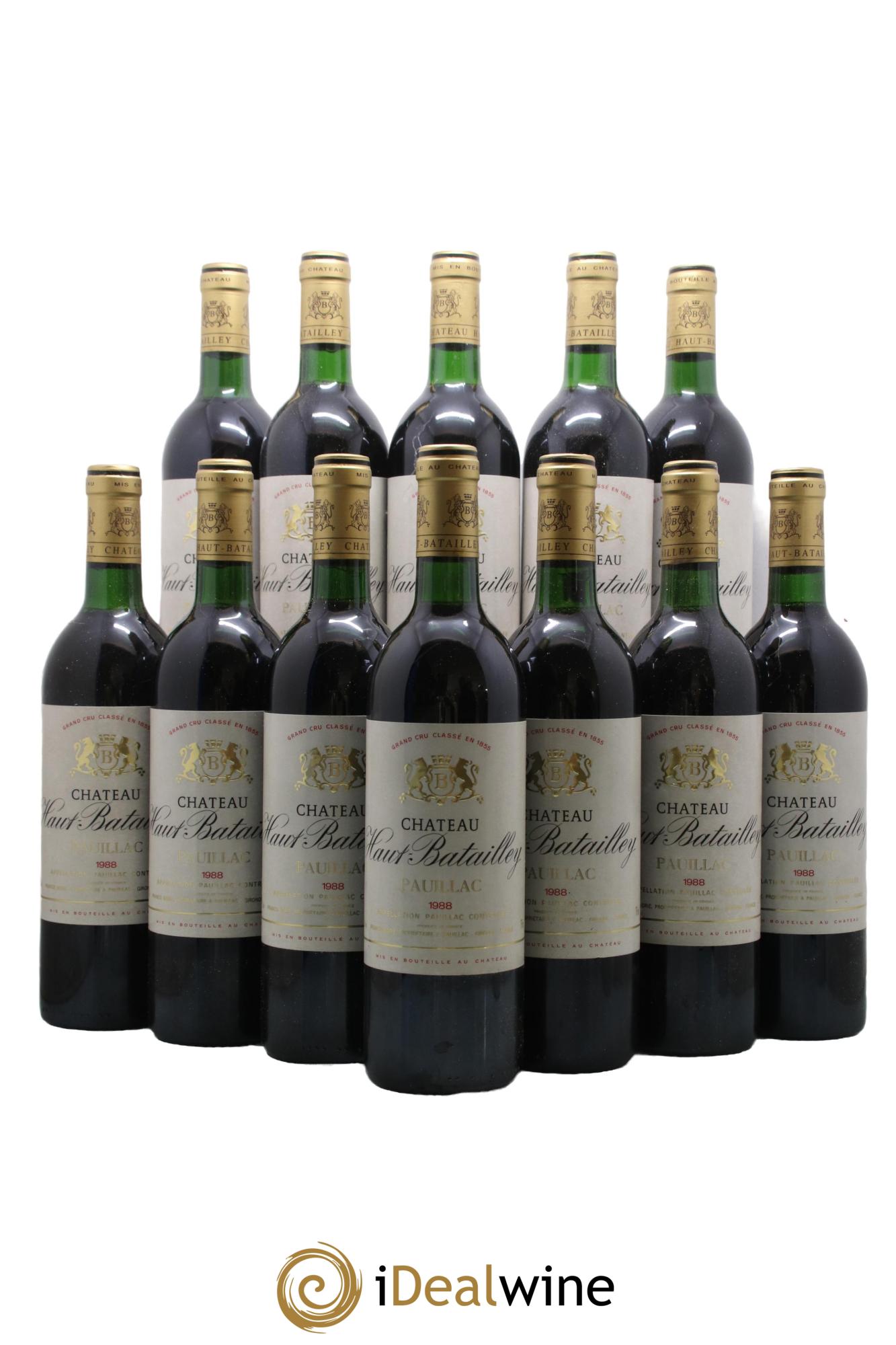 Château Haut Batailley 5ème Grand Cru Classé 1988 - Lot de 12 bouteilles - 0