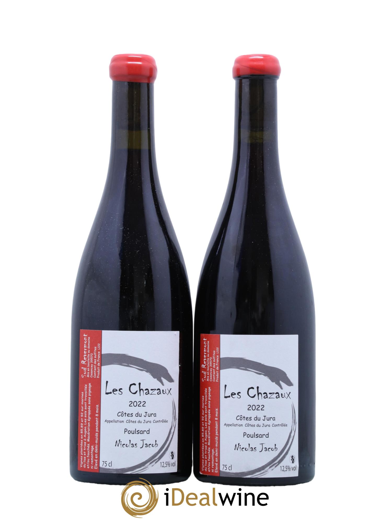 Côtes du Jura Poulsard Les Chazaux Nicolas Jacob 2022 - Lot de 2 bouteilles - 0