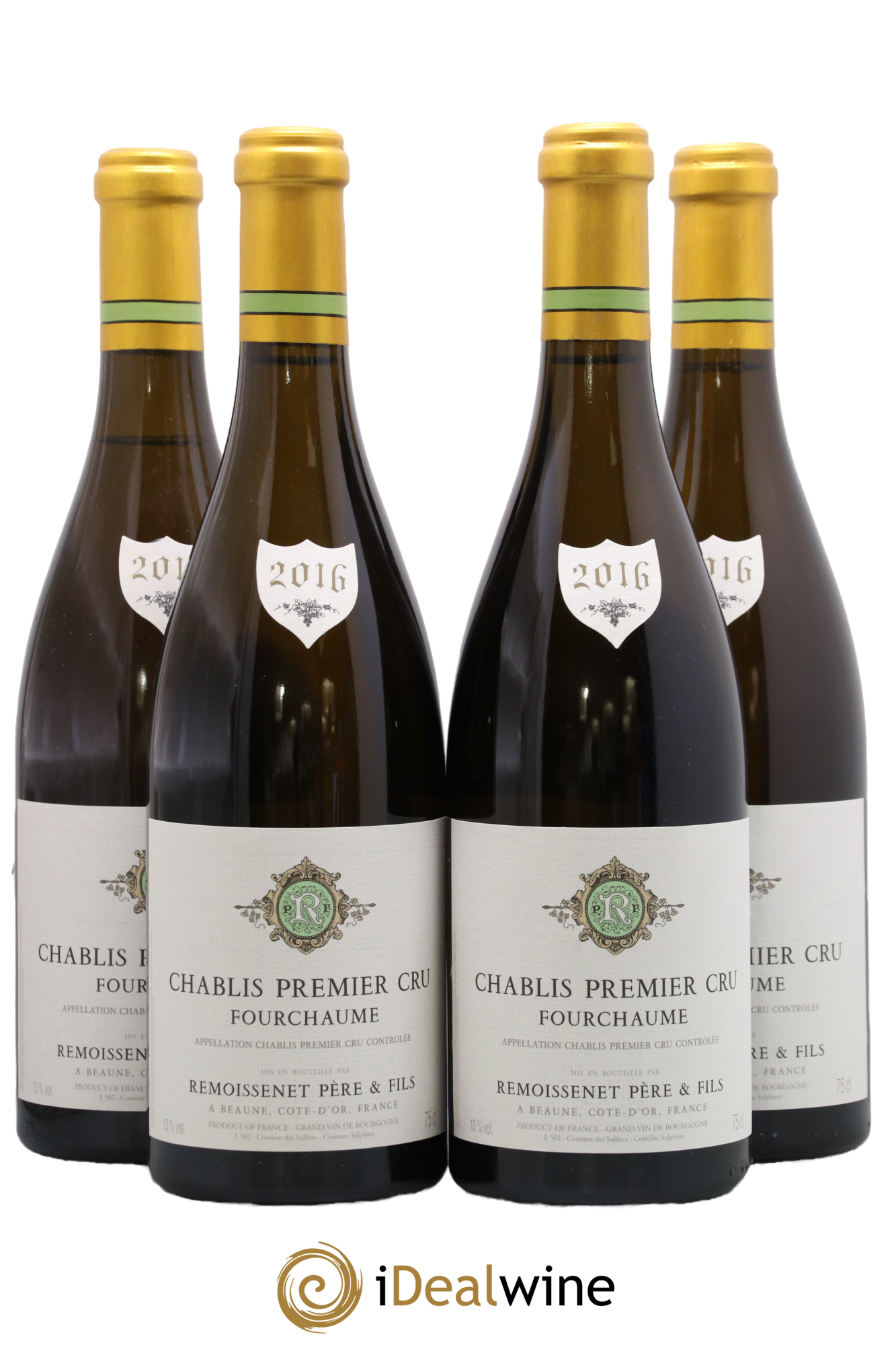 Chablis 1er Cru Fourchaume Remoissenet Père et Fils 2016 - Posten von 4 Flaschen - 0