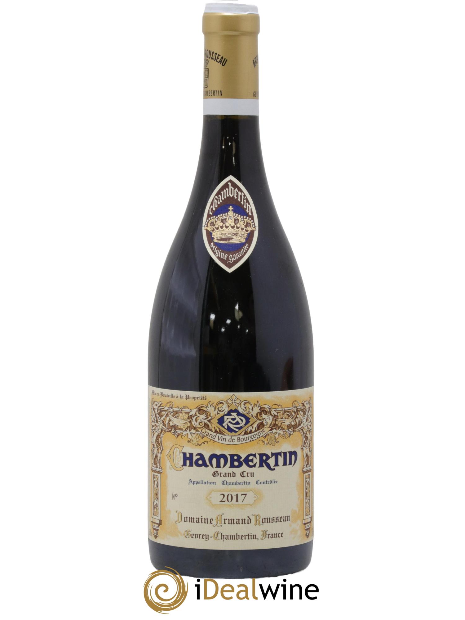Chambertin Grand Cru Armand Rousseau (Domaine) 2017 - Lot de 1 bouteille - 0