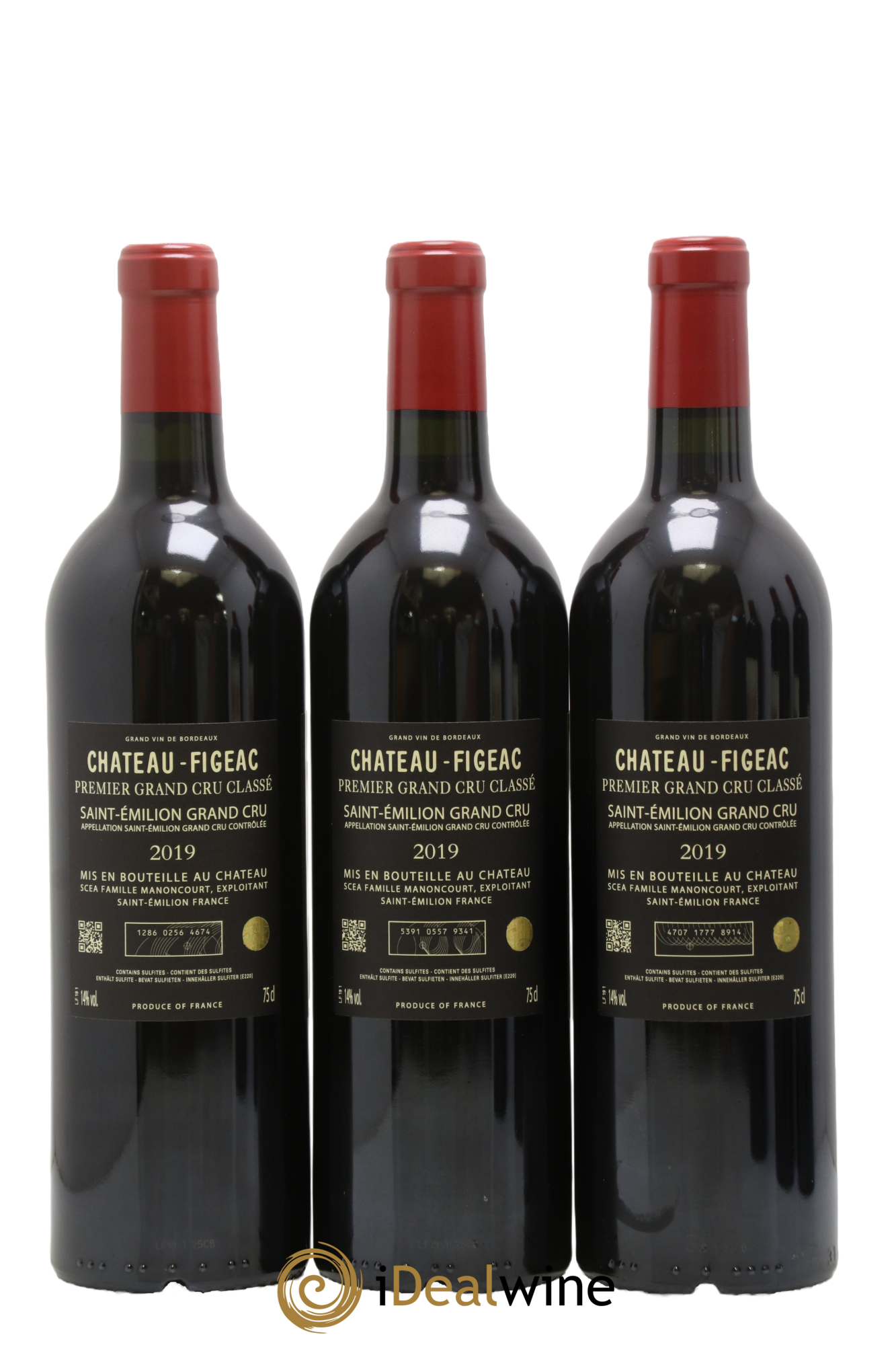 Château Figeac 1er Grand Cru Classé A 2019 - Lot of 6 bottles - 2