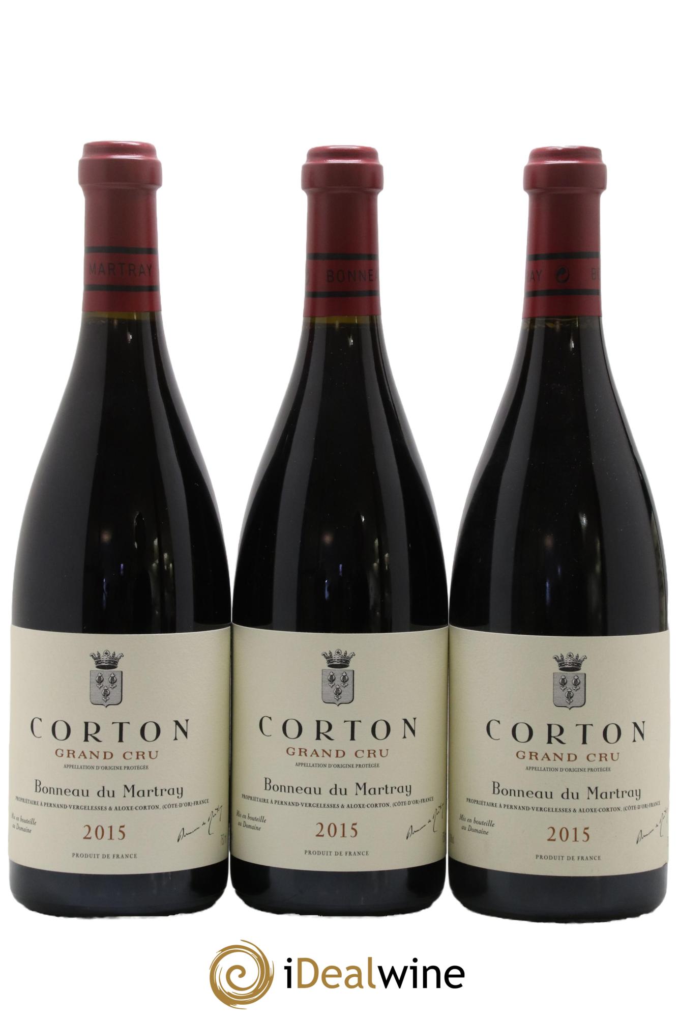 Corton Grand Cru Bonneau du Martray (Domaine) 2015 - Lot de 3 bouteilles - 0