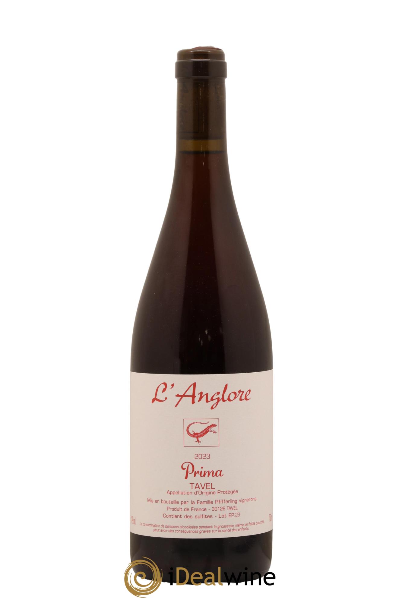 Tavel Prima L'Anglore 2023 - Lot de 1 bouteille - 0