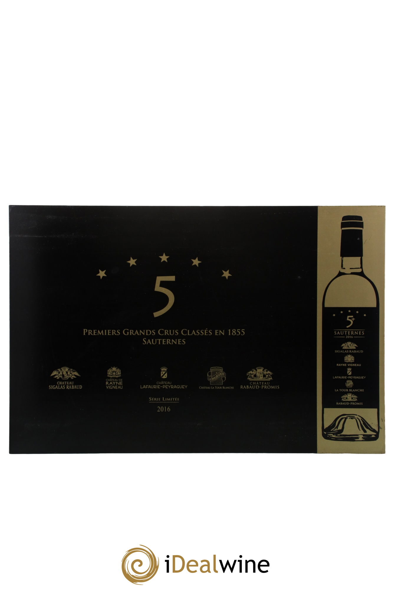 Sauternes Caisse Premiers Grands Crus Classés 2016 - Lot de 6 bouteilles - 1