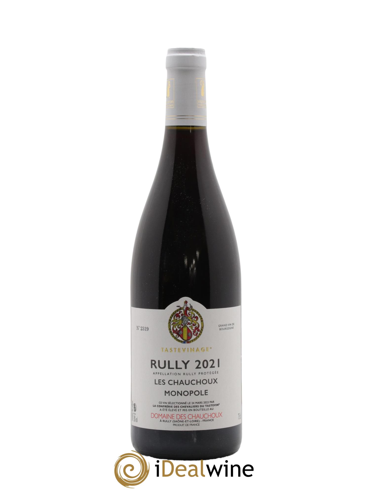 Rully Les Chauchoux Domaine des Chauchoux 2021 - Lot de 1 bouteille - 0