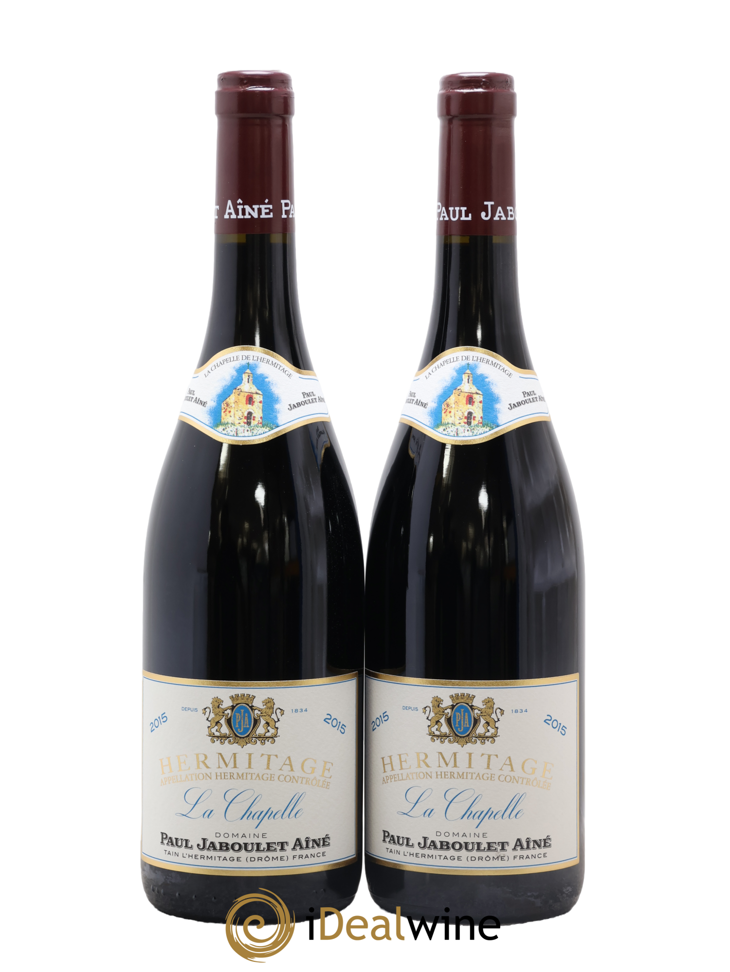 Hermitage La Chapelle Paul Jaboulet Ainé 2015 - Lot of 2 bottles - 0