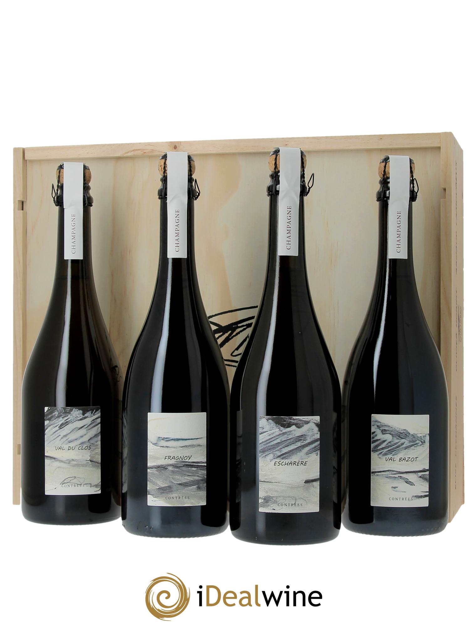 Coffret Contrées Olivier Horiot, Elise Dechannes et Mary Lamoureux (OWC if 4 bts) 2011 - Lot of 4 bottles - 0