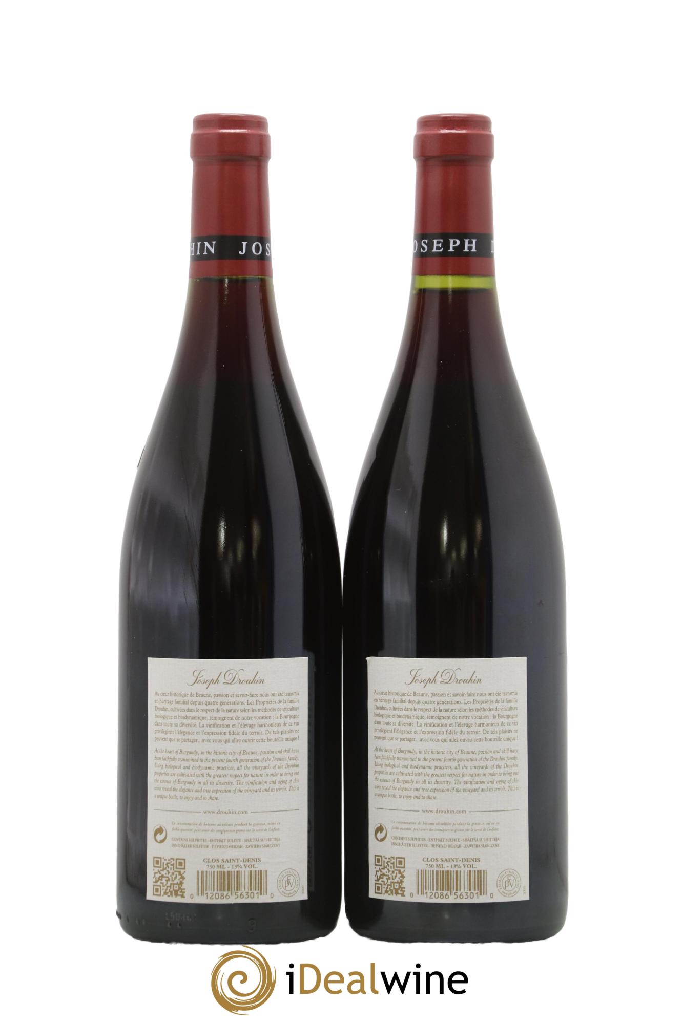 Clos Saint-Denis Grand Cru Joseph Drouhin 2008 - Lot de 2 bouteilles - 1
