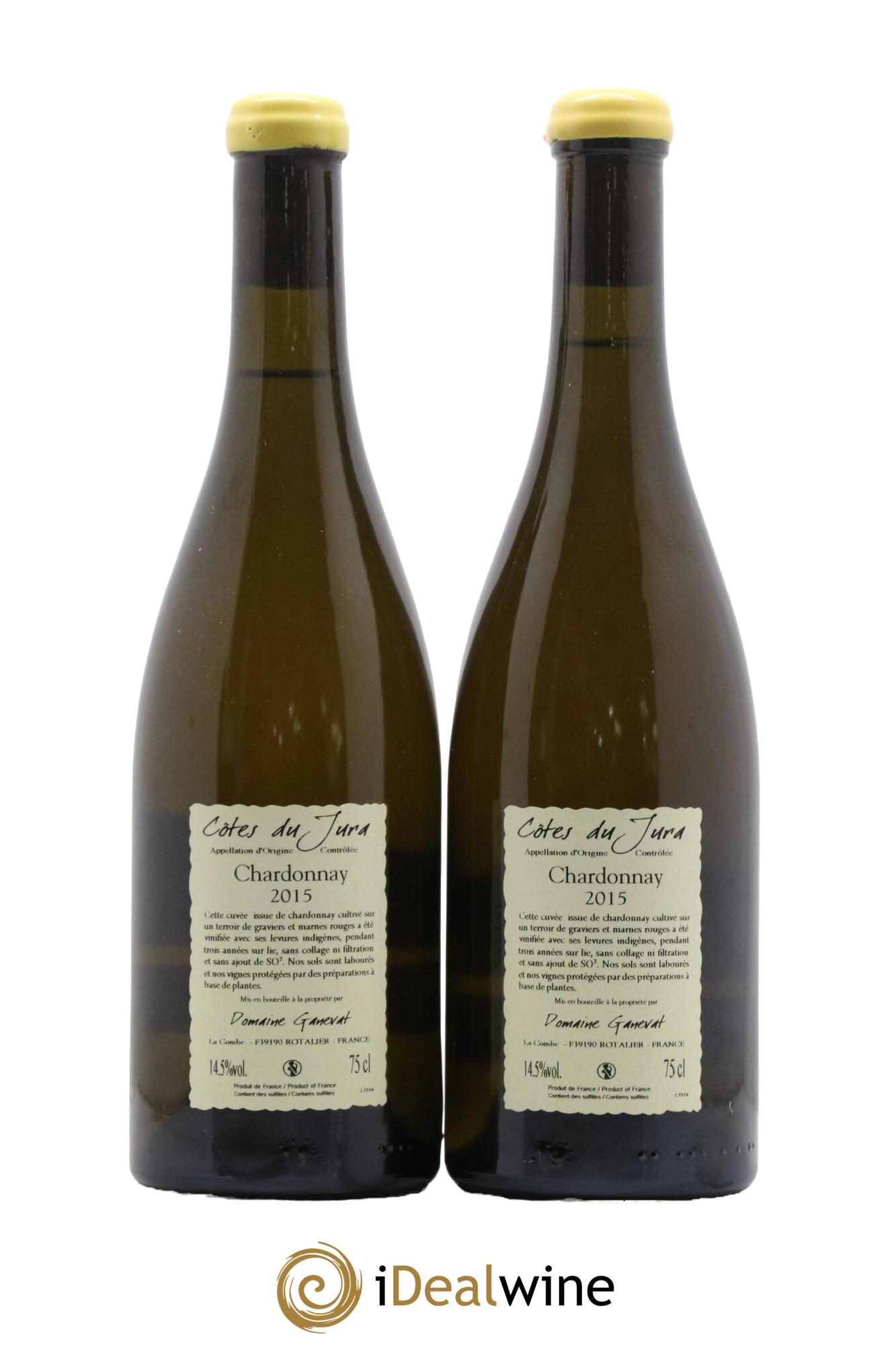 Côtes du Jura Les Gryphées Vieilles Vignes Jean-François Ganevat (Domaine) 2015 - Lot of 2 bottles - 1