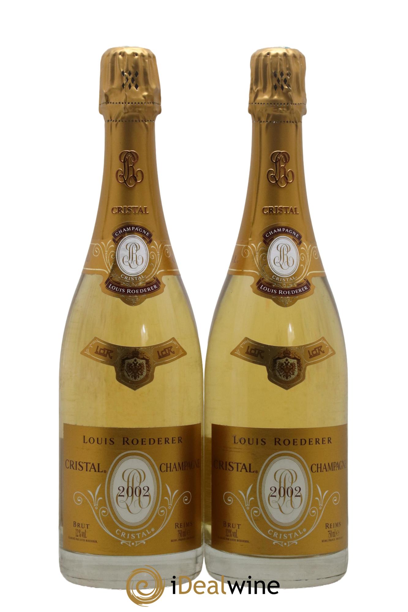 Cristal Louis Roederer 2002 - Lot de 2 bouteilles - 0