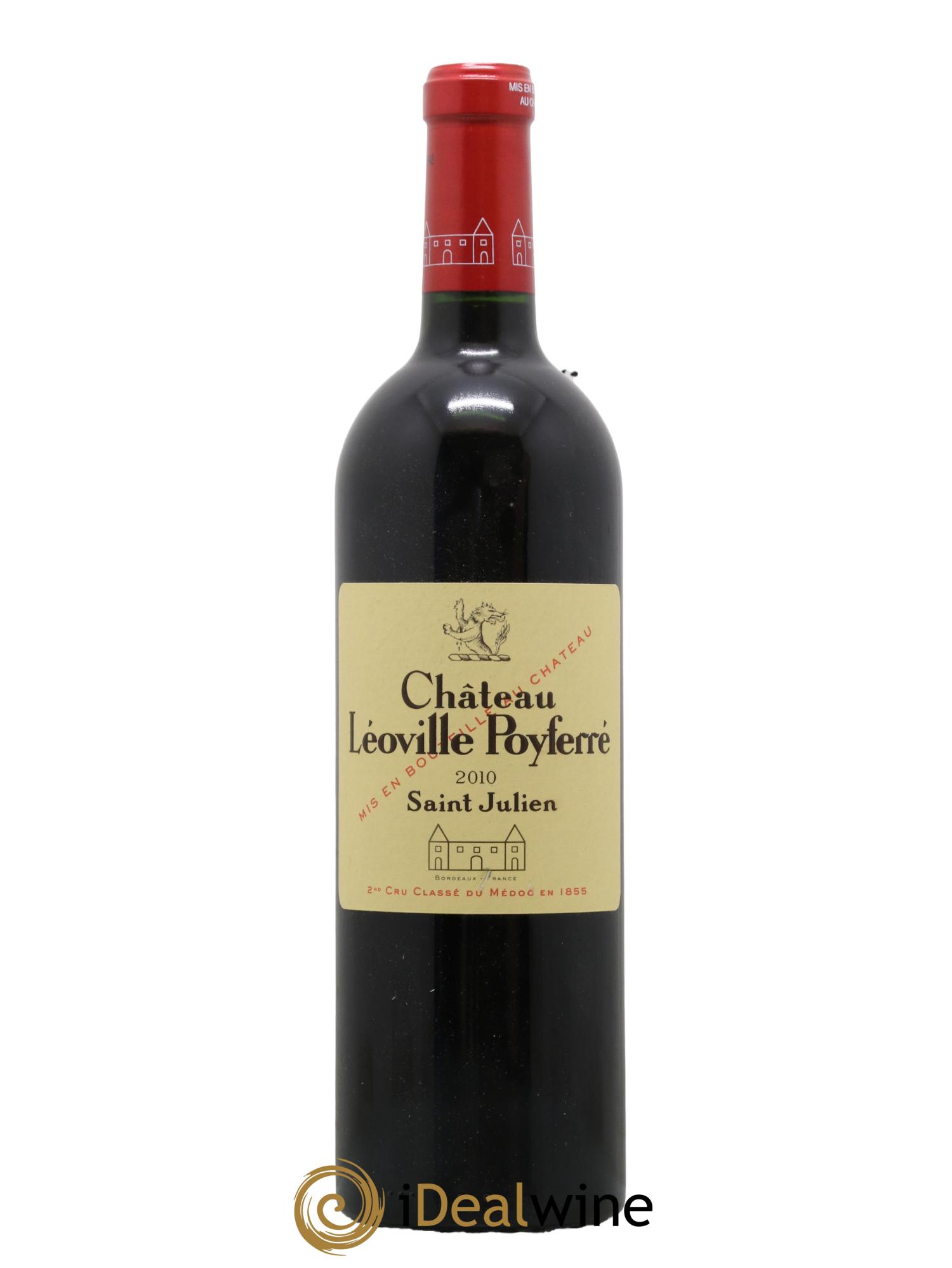 Château Léoville Poyferré 2ème Grand Cru Classé 2010 - Lot de 1 bouteille - 0