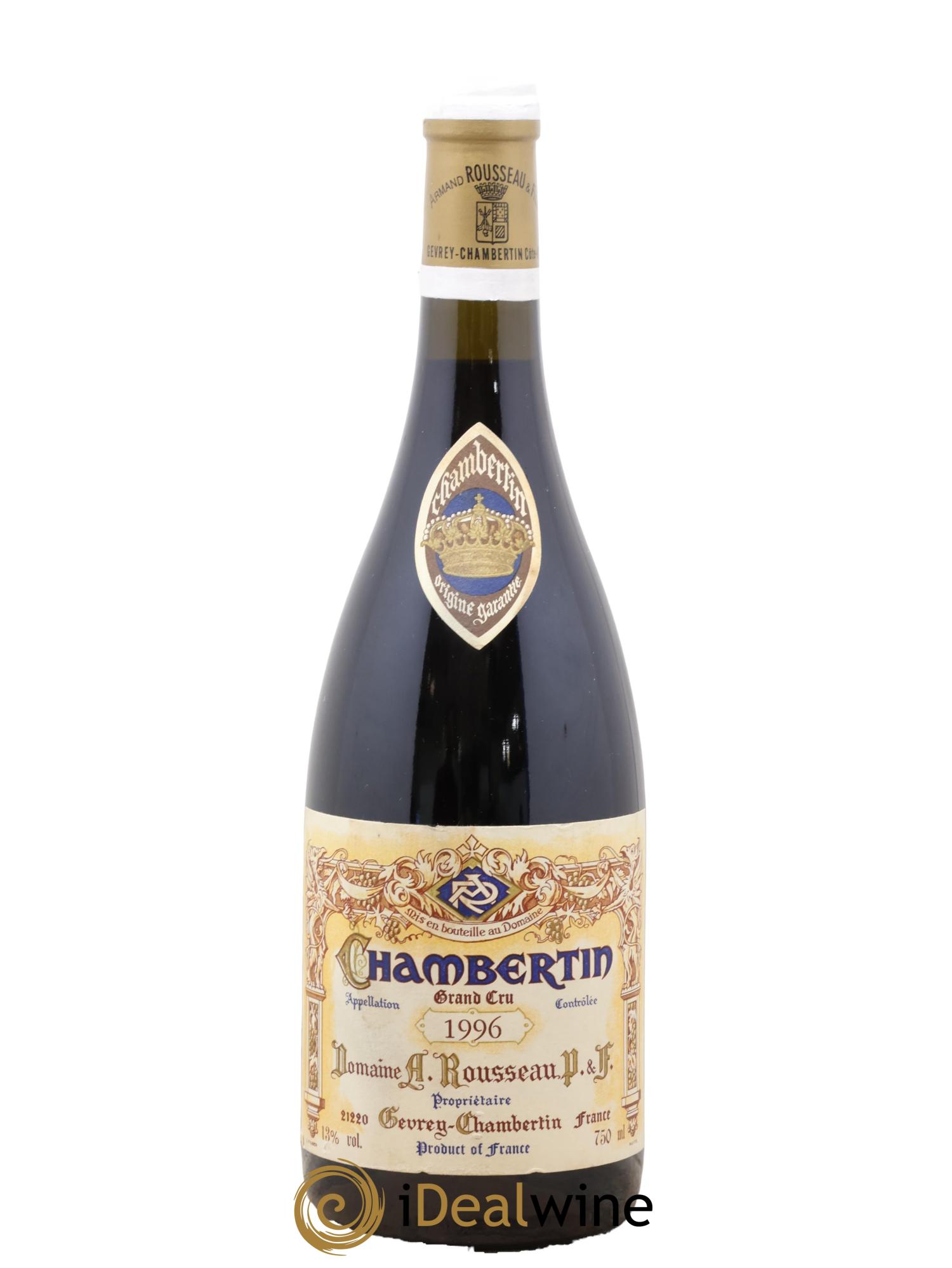 Chambertin Grand Cru Armand Rousseau (Domaine) 1996 - Lotto di 1 bottiglia - 0