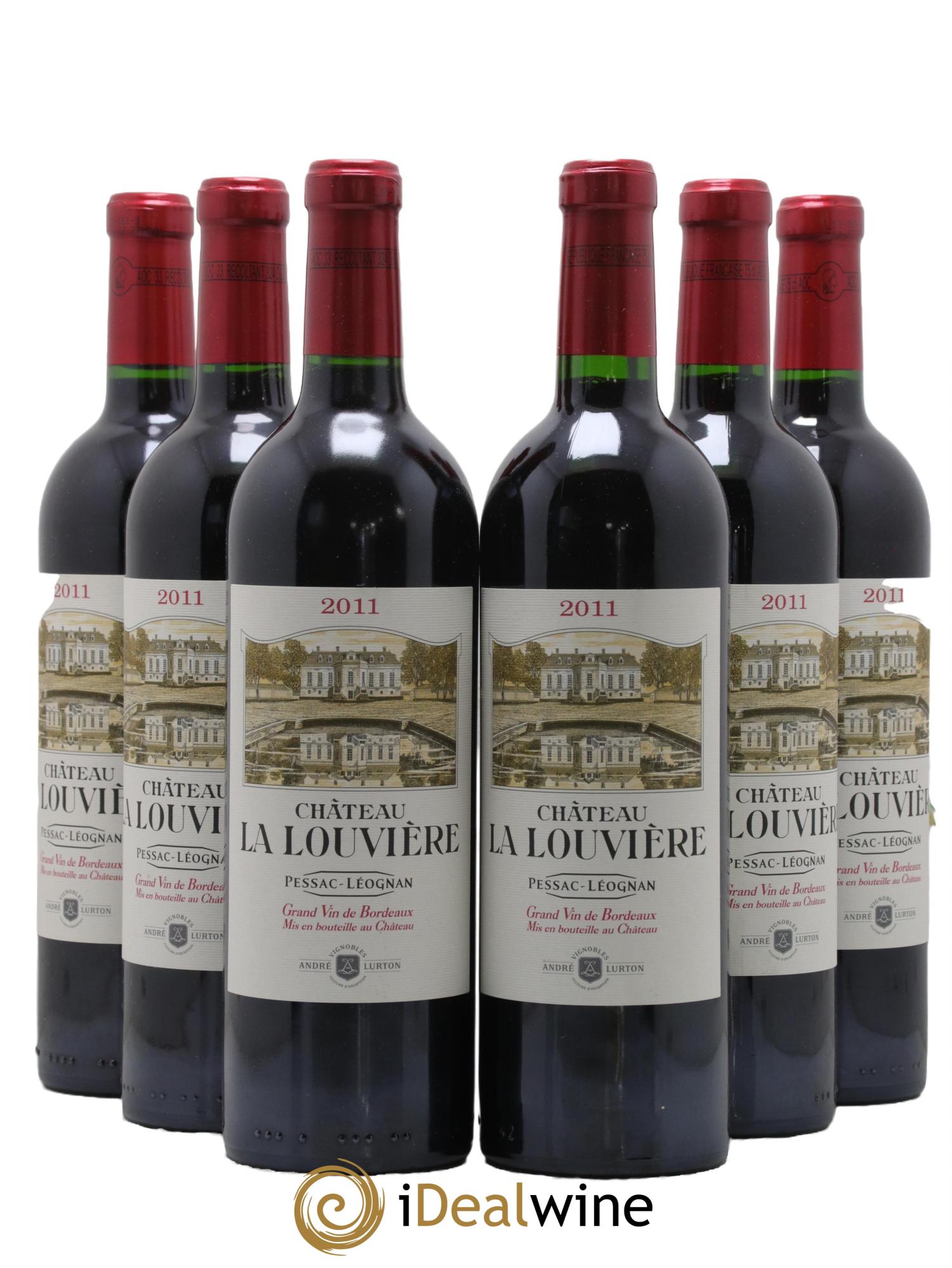 Château la Louvière 2011 - Lot de 6 bouteilles - 0