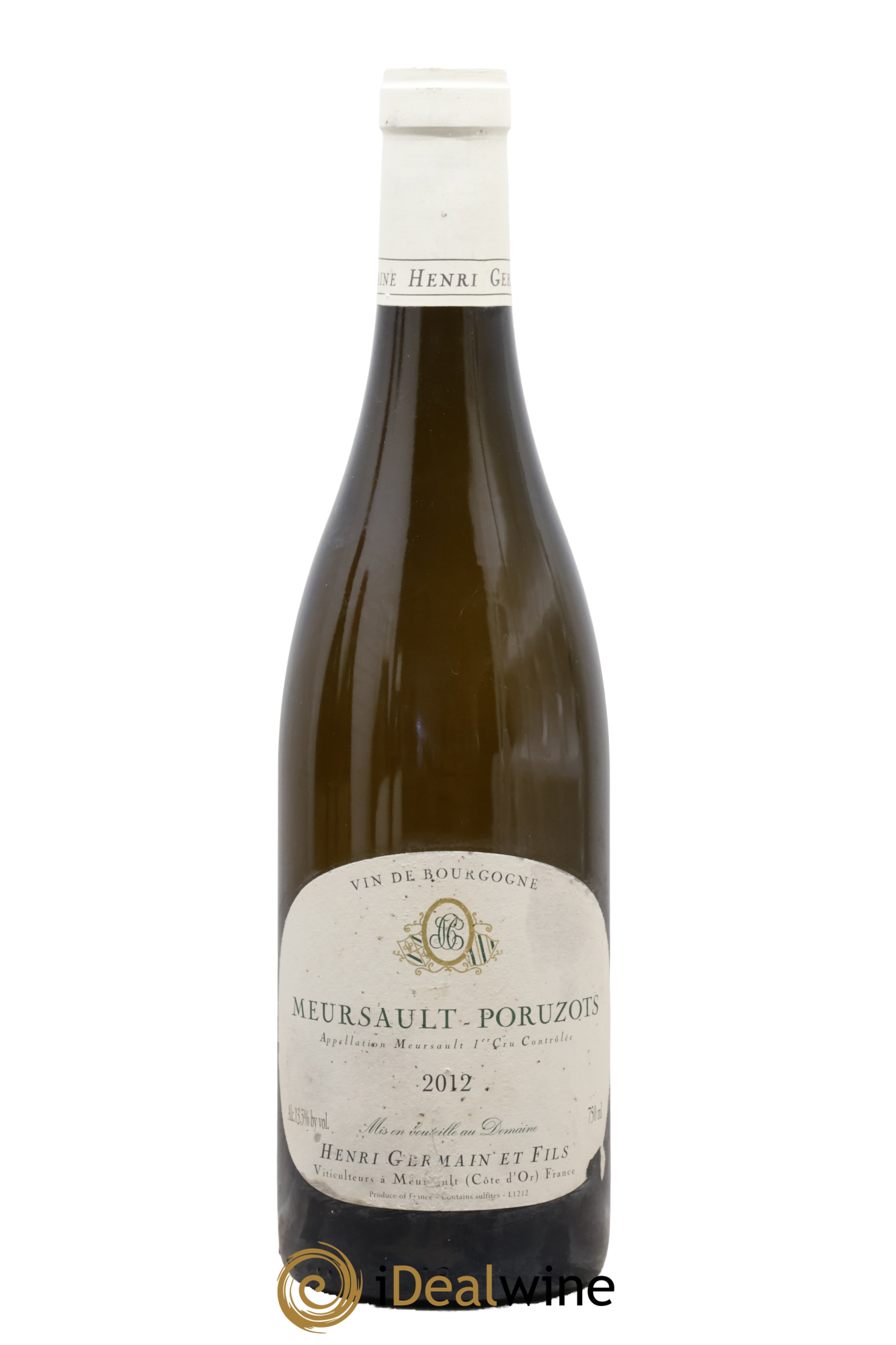 Meursault 1er Cru Poruzots Henri Germain 2012 - Lot de 1 bouteille - 0