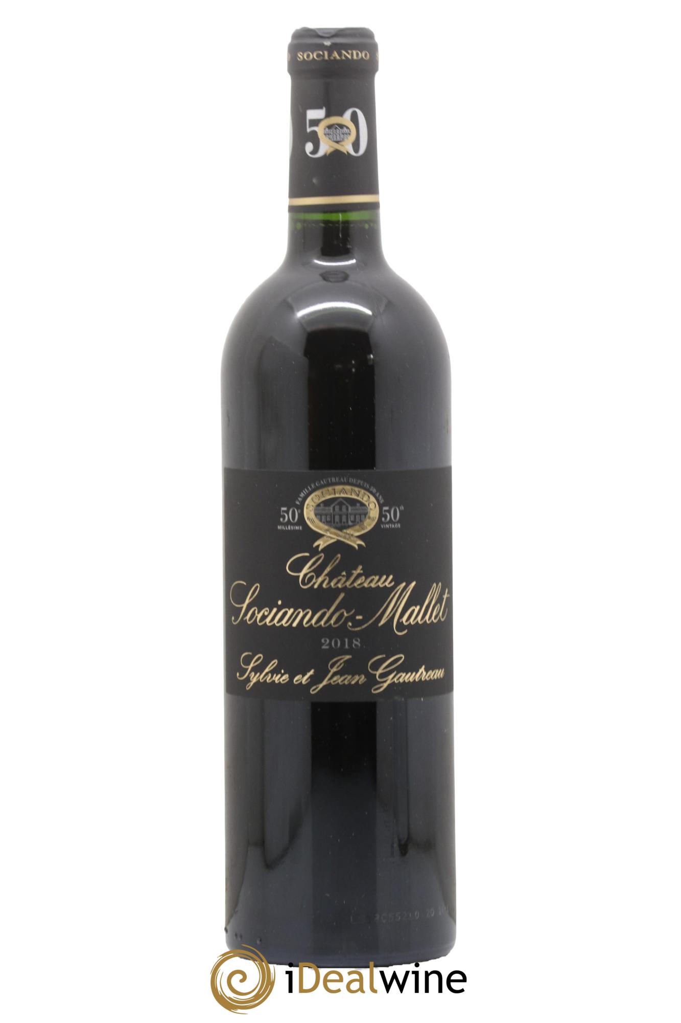 Château Sociando Mallet 2018 - Lot of 1 bottle - 0