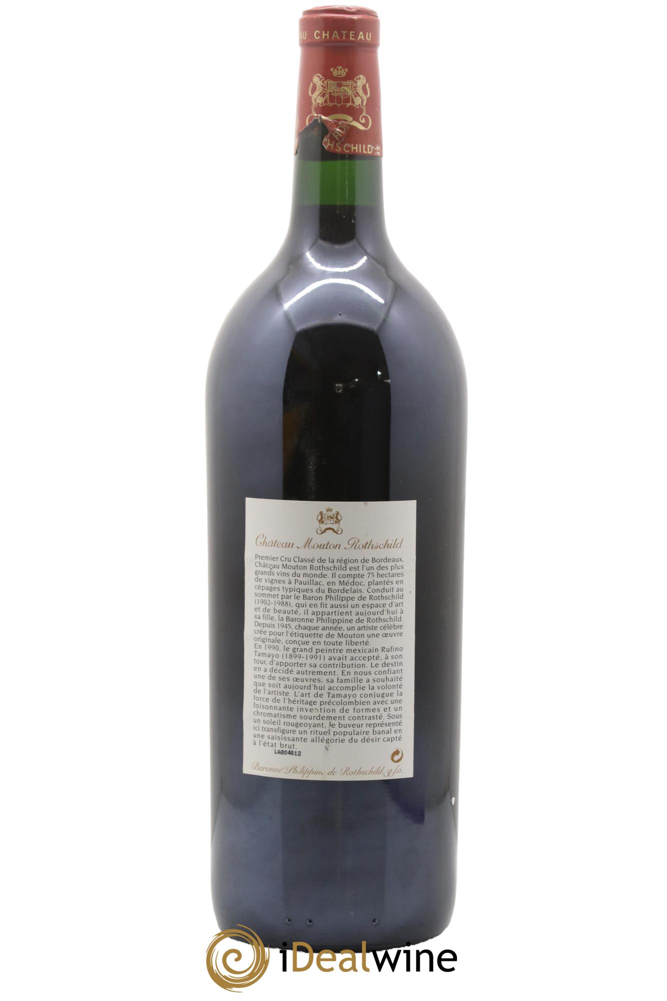 Château Mouton Rothschild 1er Grand Cru Classé 1998 - Lotto di 1 magnum - 1