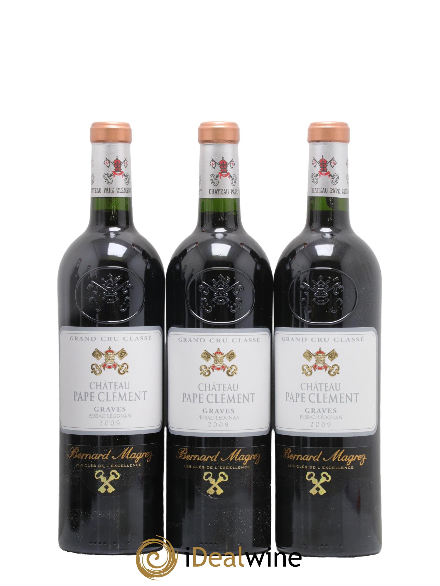 Château Pape Clément Cru Classé de Graves  2009 - Posten von 6 Flaschen - 1