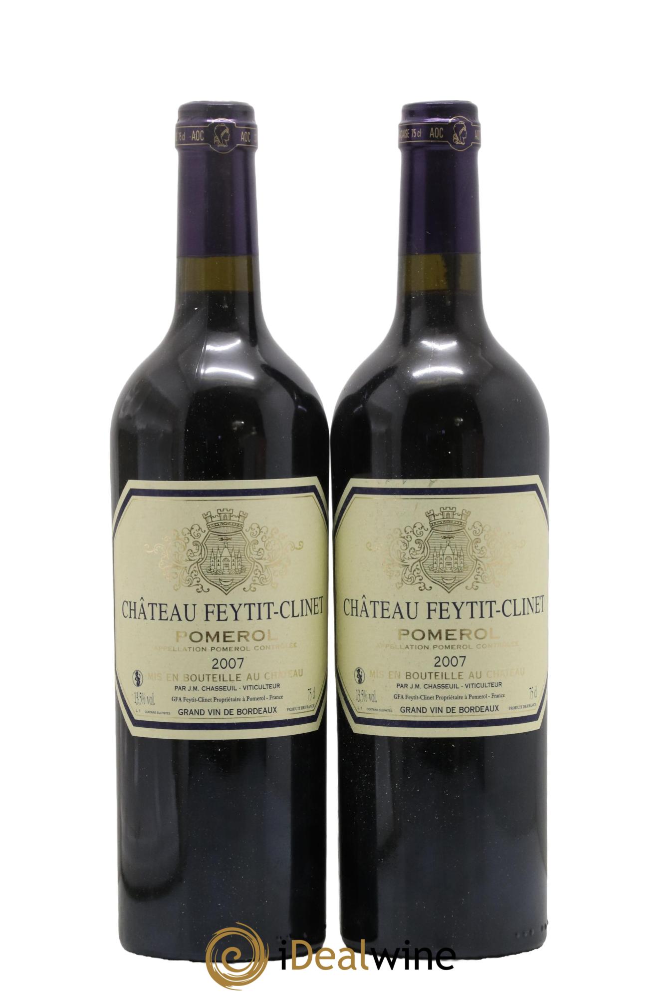 Château Feytit-Clinet 2007 - Posten von 2 Flaschen - 0