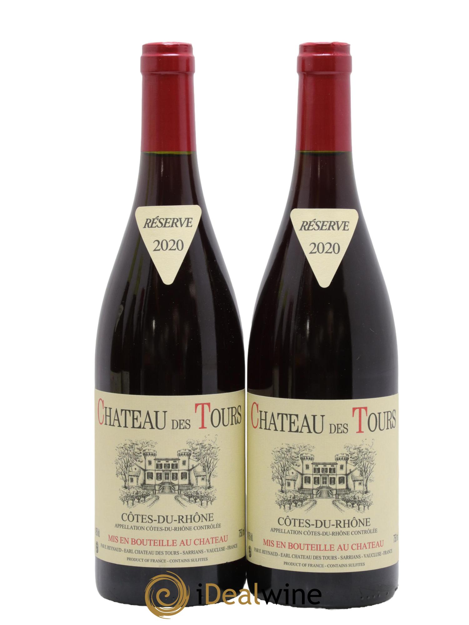 Côtes-du-Rhône Château des Tours Emmanuel Reynaud 2020 - Posten von 2 Flaschen - 0