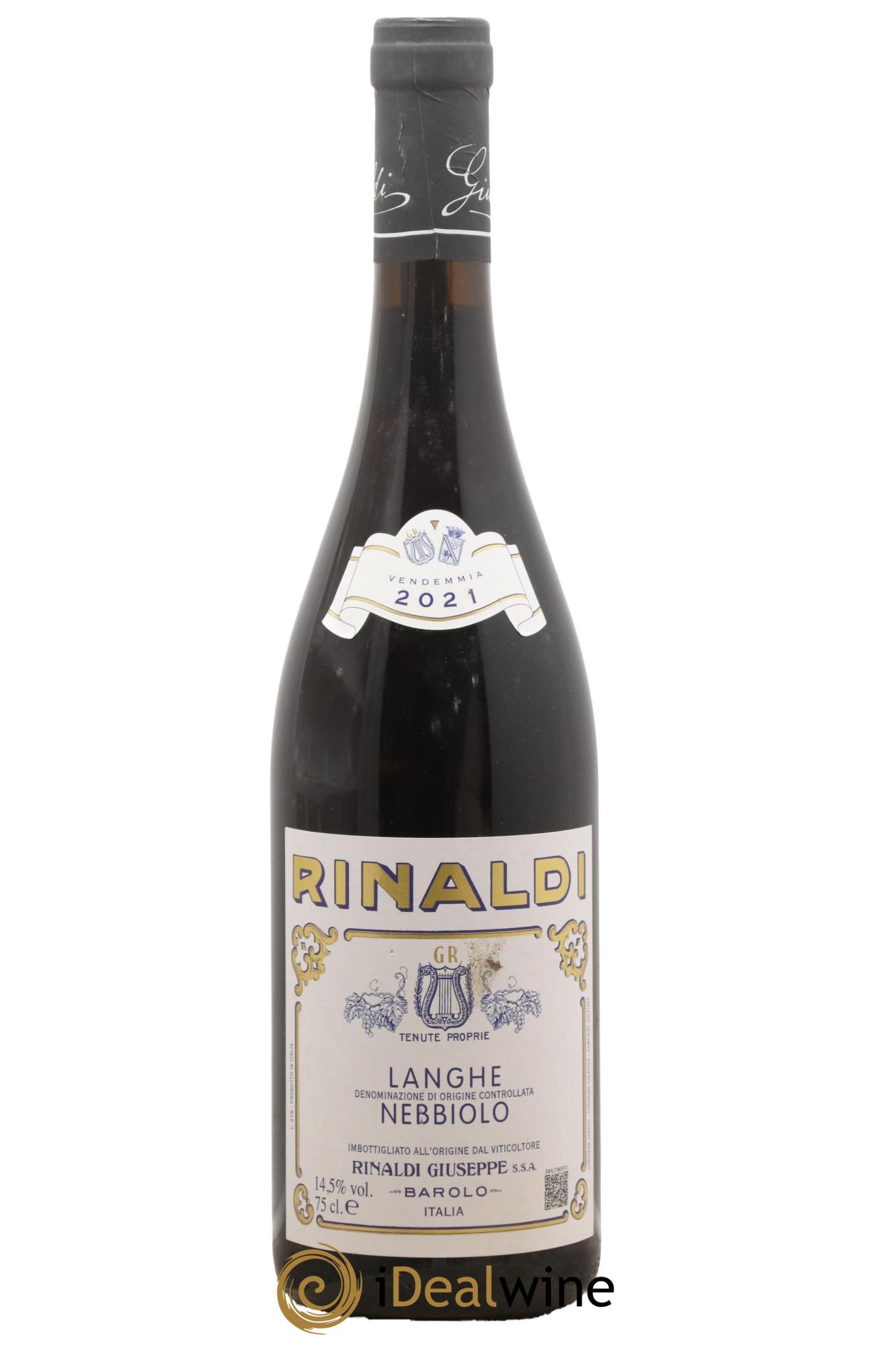 Langhe DOC Nebbiolo Giuseppe Rinaldi 2021 - Lot of 1 bottle - 0