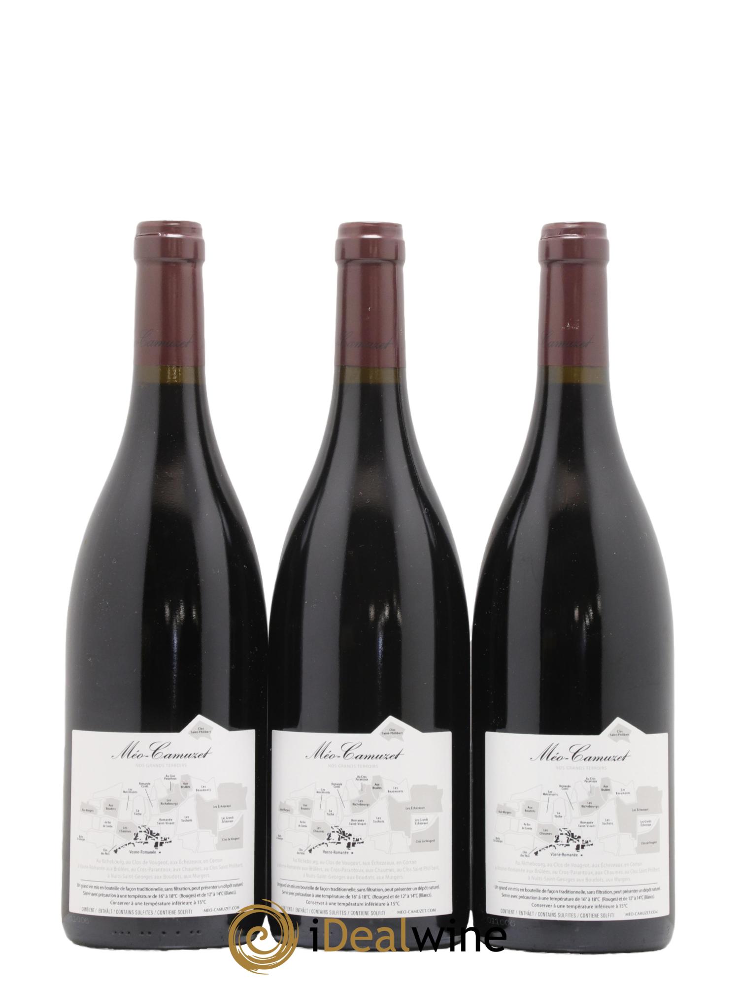 Vosne-Romanée 1er Cru Les Chaumes Méo-Camuzet (Domaine) 2018 - Lot of 3 bottles - 1