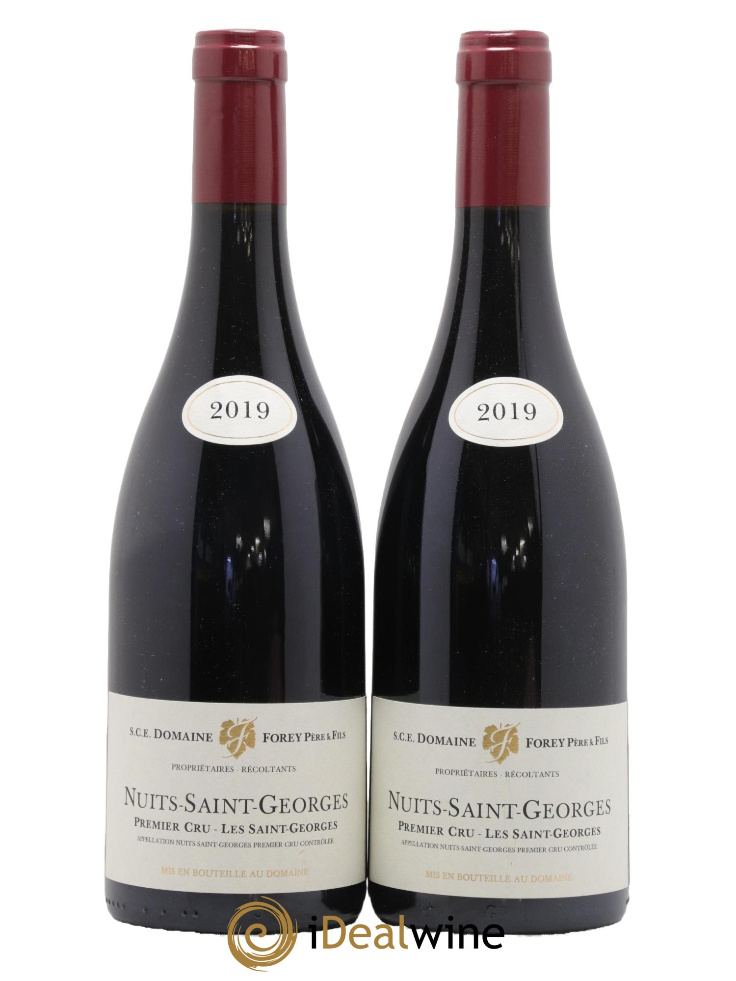 Nuits-Saint-Georges 1er Cru Les Saint-Georges Forey Père et Fils (Domaine) 2019 - Lot de 2 bouteilles - 0