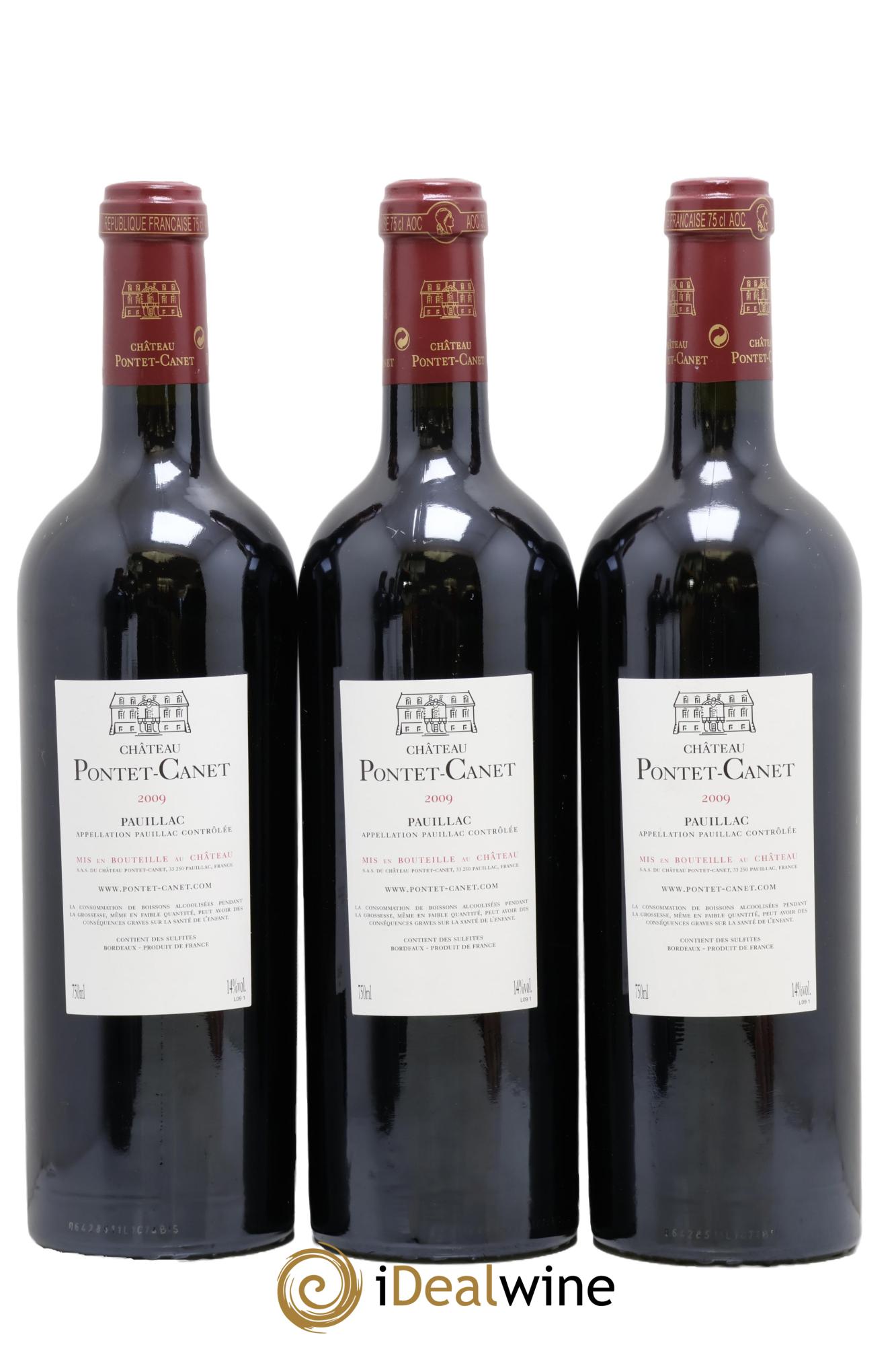 Château Pontet Canet 5ème Grand Cru Classé 2009 - Lot of 6 bottles - 4