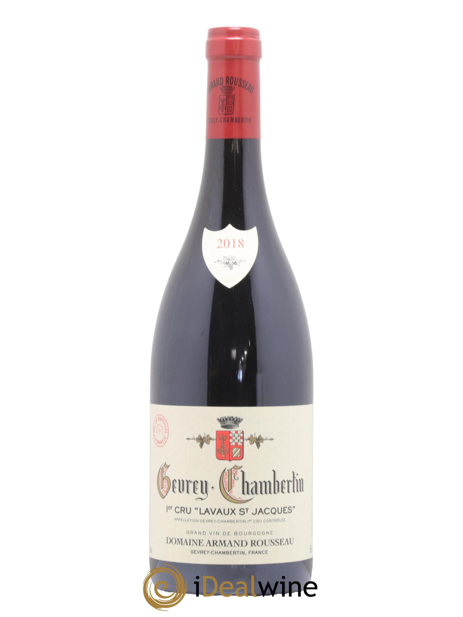Gevrey-Chambertin 1er Cru Lavaux Saint Jacques Armand Rousseau (Domaine) 2018 - Lot de 1 bouteille - 0