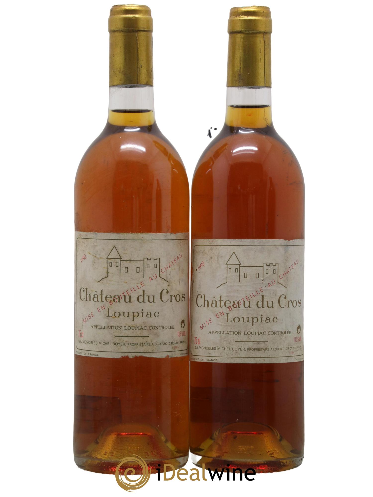 Château du Cros 1992 - Lotto di 2 bottiglie - 0