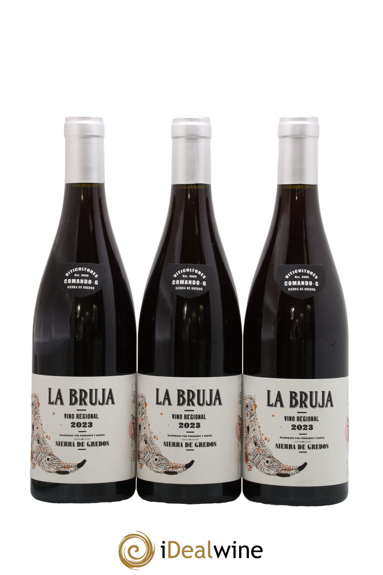 Vinos de Madrid DO Comando G La Bruja de Rozas 2023 - Lot de 3 bouteilles - 0