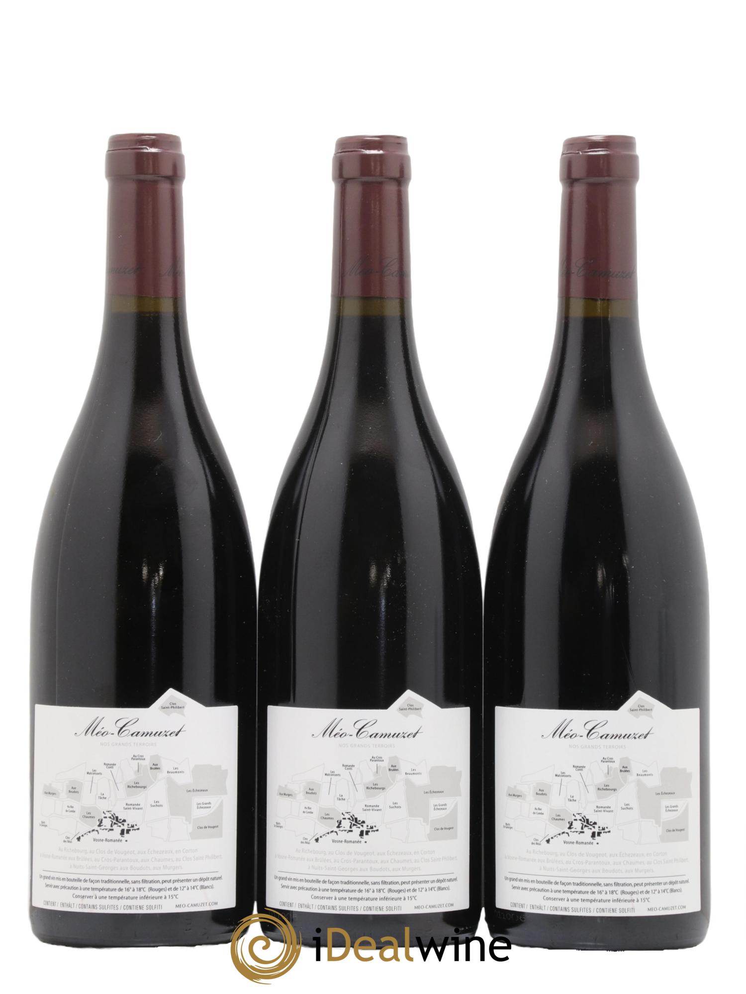 Vosne-Romanée 1er Cru Les Chaumes Méo-Camuzet (Domaine) 2018 - Lot of 3 bottles - 1