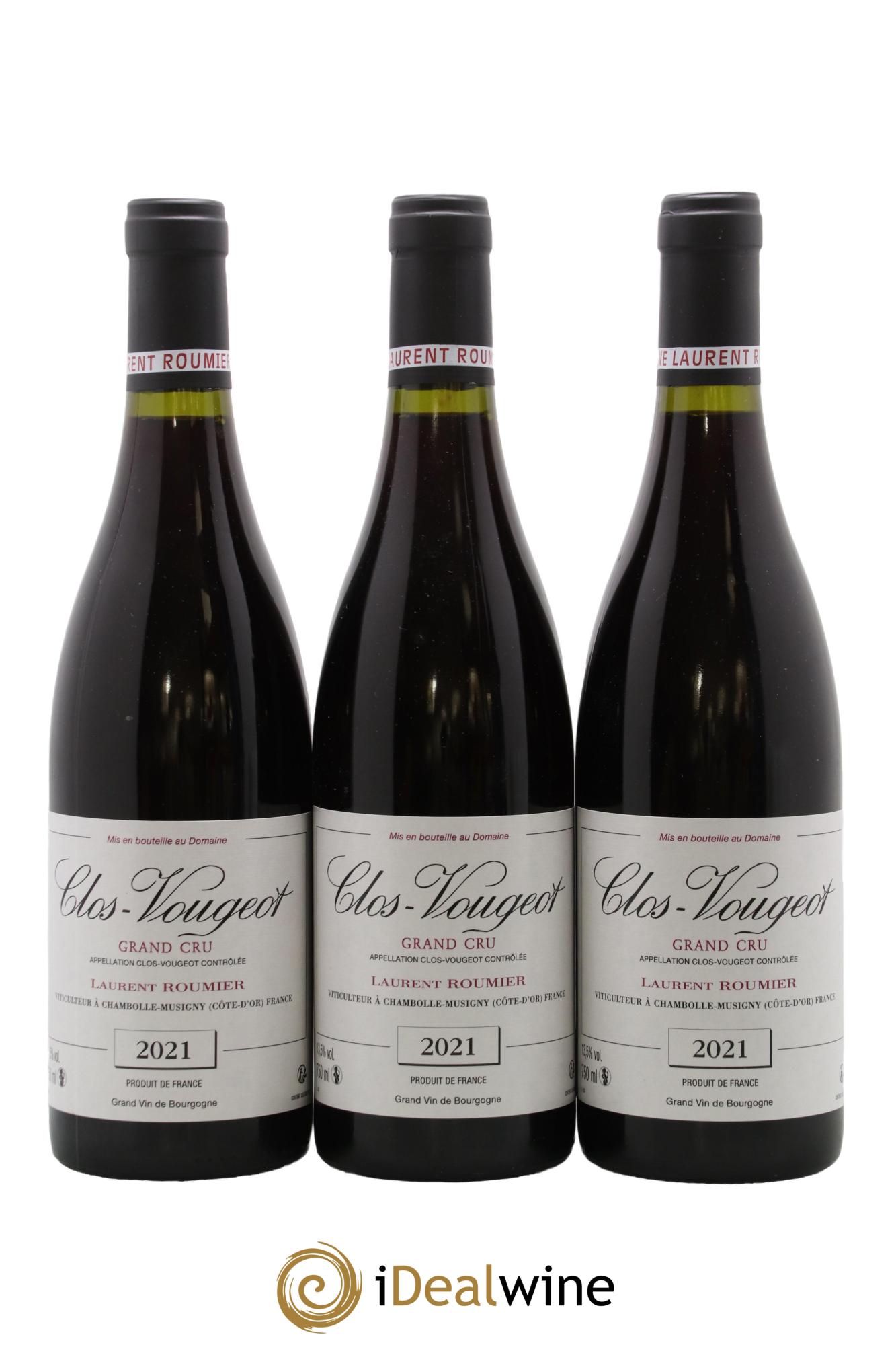 Clos de Vougeot Grand Cru Laurent Roumier 2021 - Posten von 3 Flaschen - 0