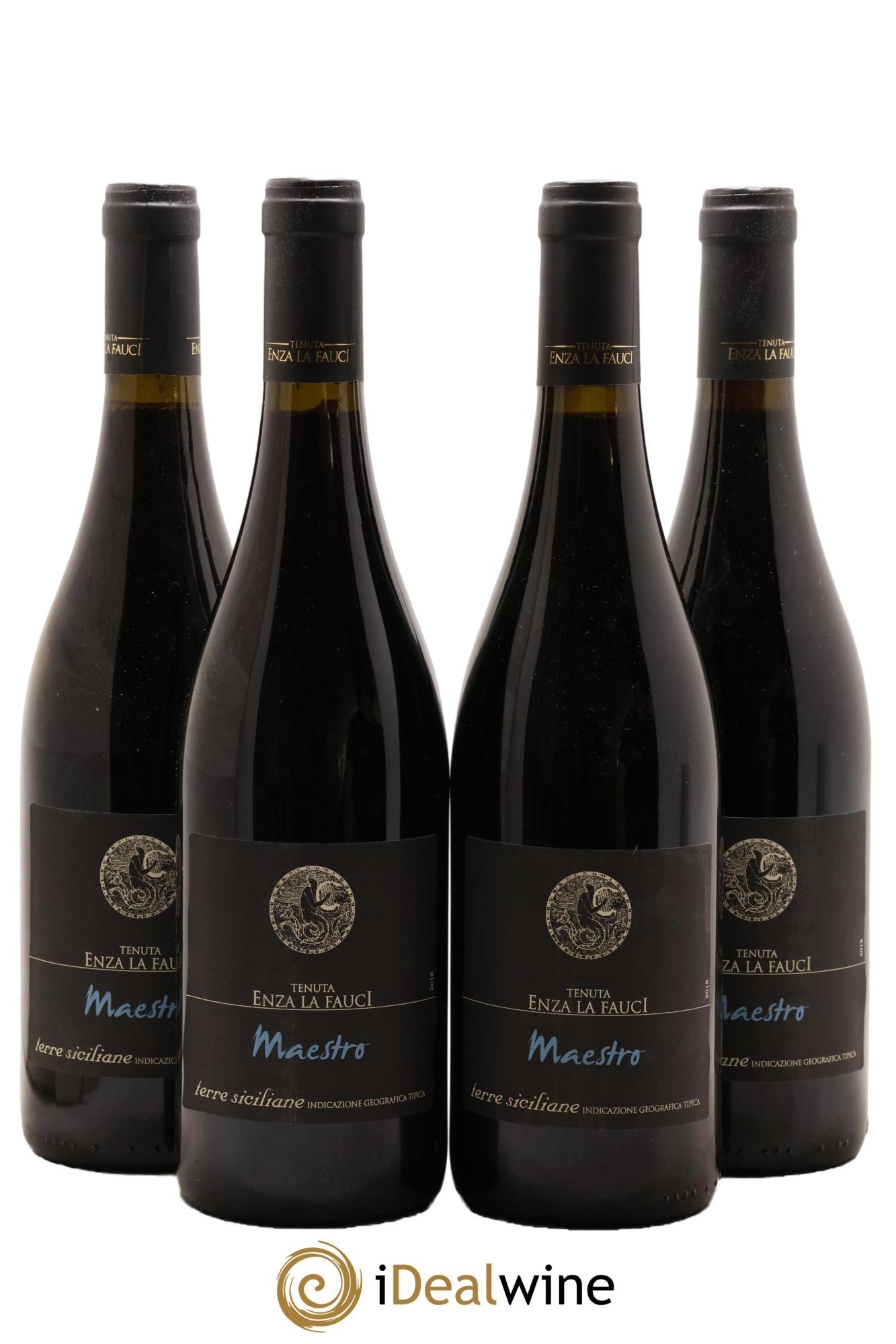 Italie Terre Siciliane IGT Maestro Tenuta Enza la Fauci 2018 - Lot de 4 bouteilles - 0