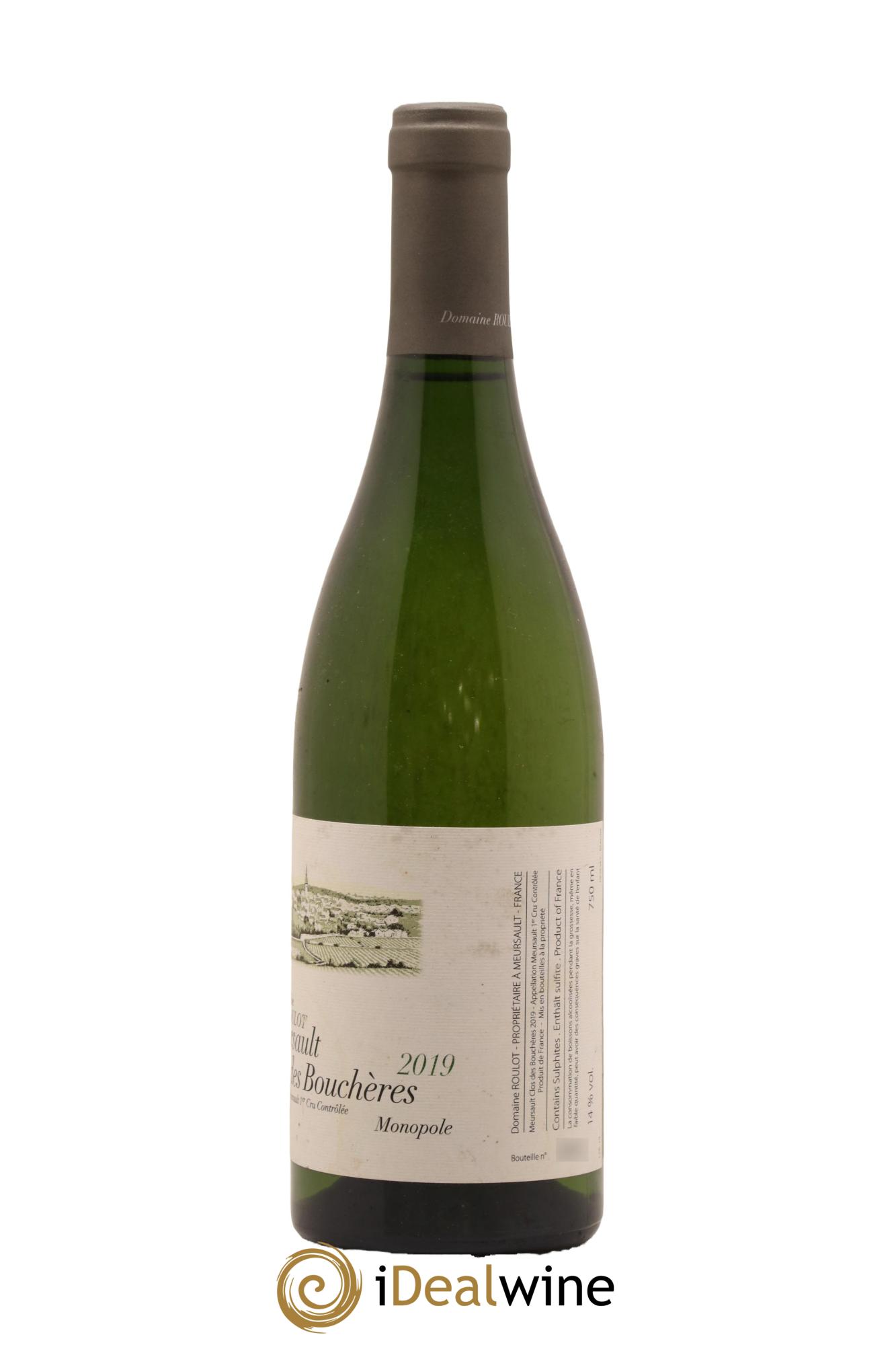 Meursault 1er Cru Clos des Bouchères Roulot (Domaine) 2019 - Lot de 1 bouteille - 1