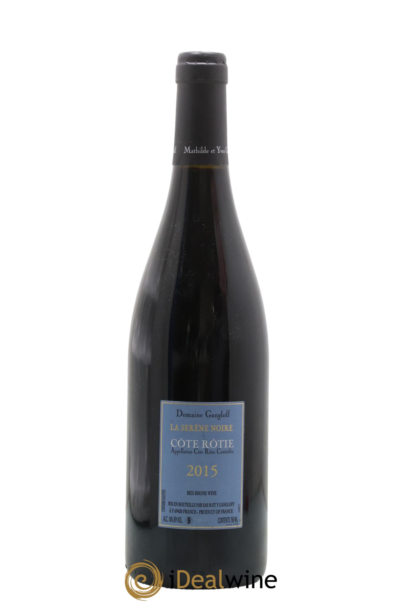 Côte-Rôtie La Sereine Noire Gangloff (Domaine) 2015 - Lot de 1 bouteille - 1