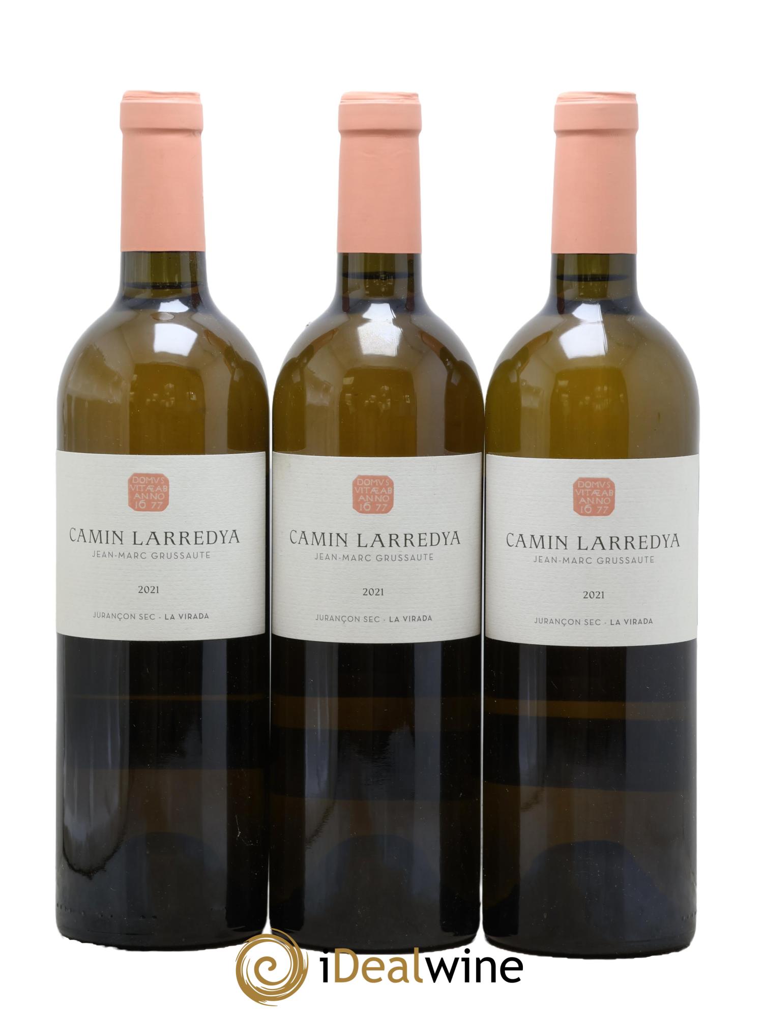 Jurançon Sec La Virada Camin Larredya 2021 - Lot de 3 bouteilles - 0