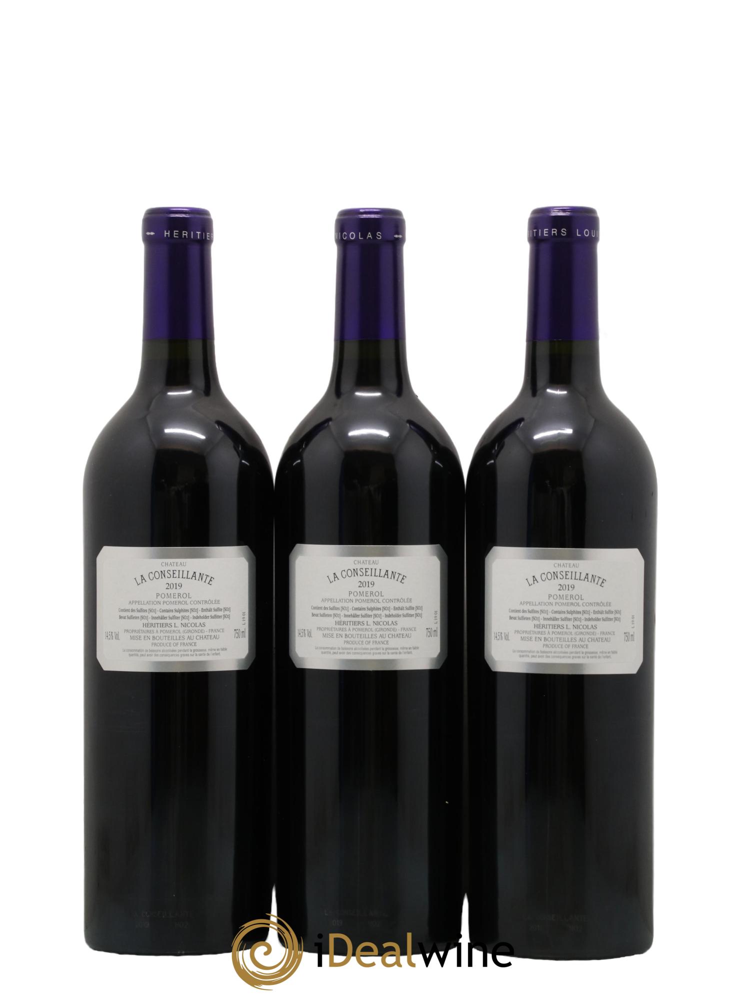 Château la Conseillante 2019 - Posten von 6 Flaschen - 2