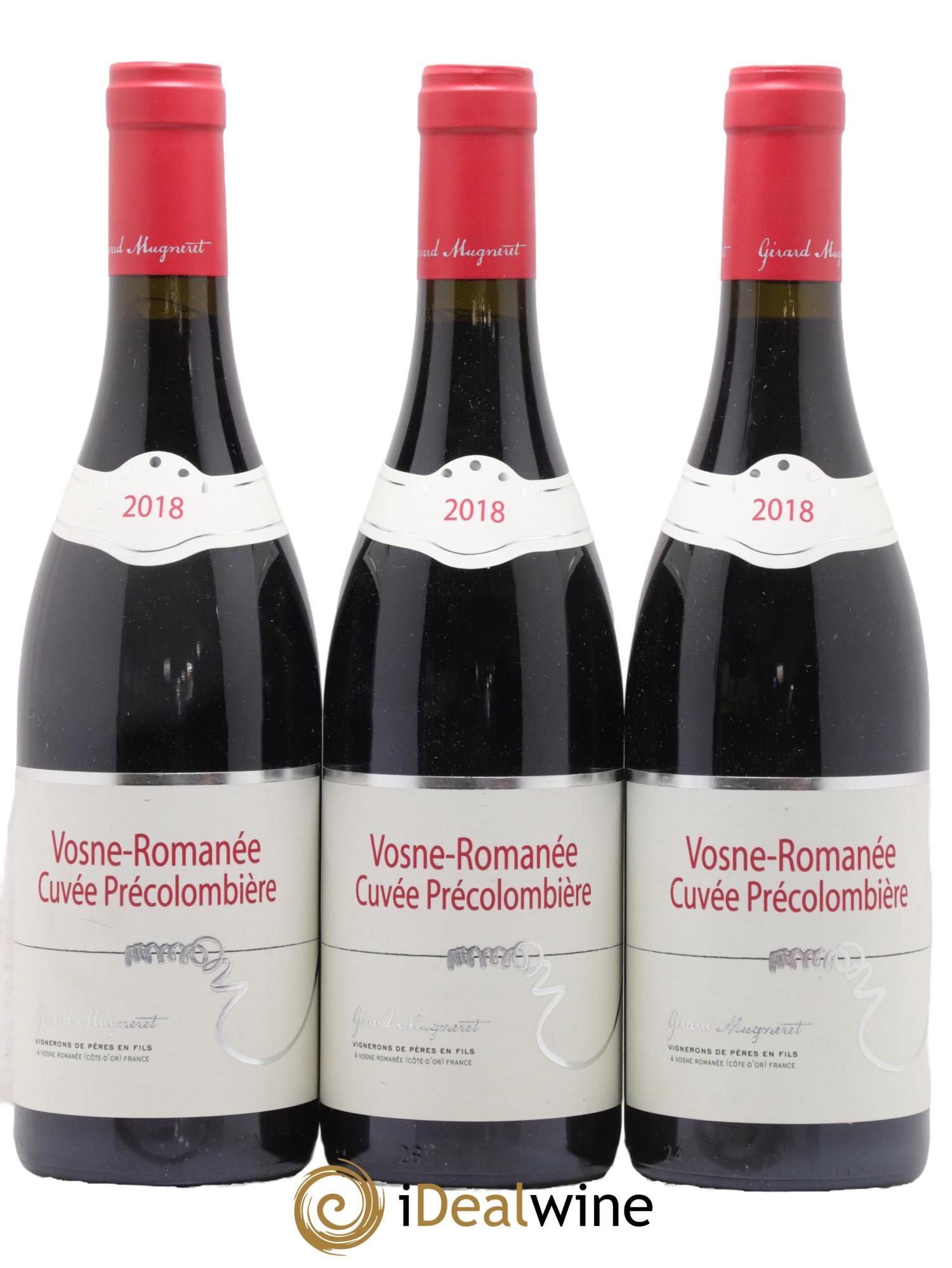Vosne-Romanée Précolombière Gérard Mugneret 2018 - Lot de 3 bouteilles - 0