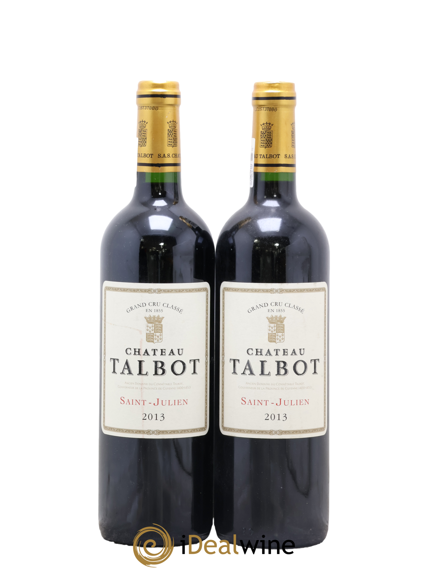 Château Talbot 4ème Grand Cru Classé 2013 - Lot de 2 bouteilles - 0