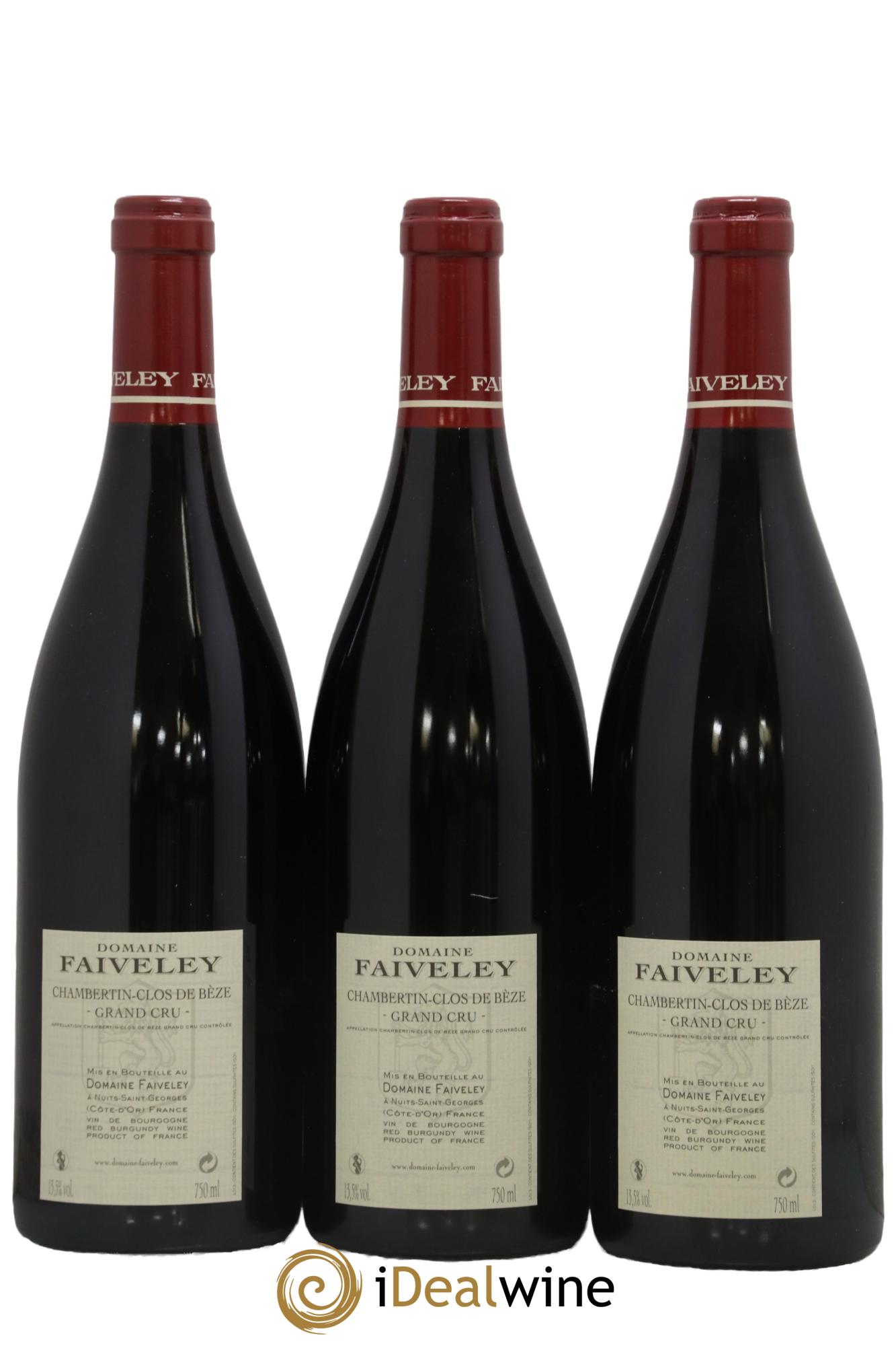 Chambertin Clos de Bèze Grand Cru Faiveley 2015 - Lotto di 3 bottiglie - 1