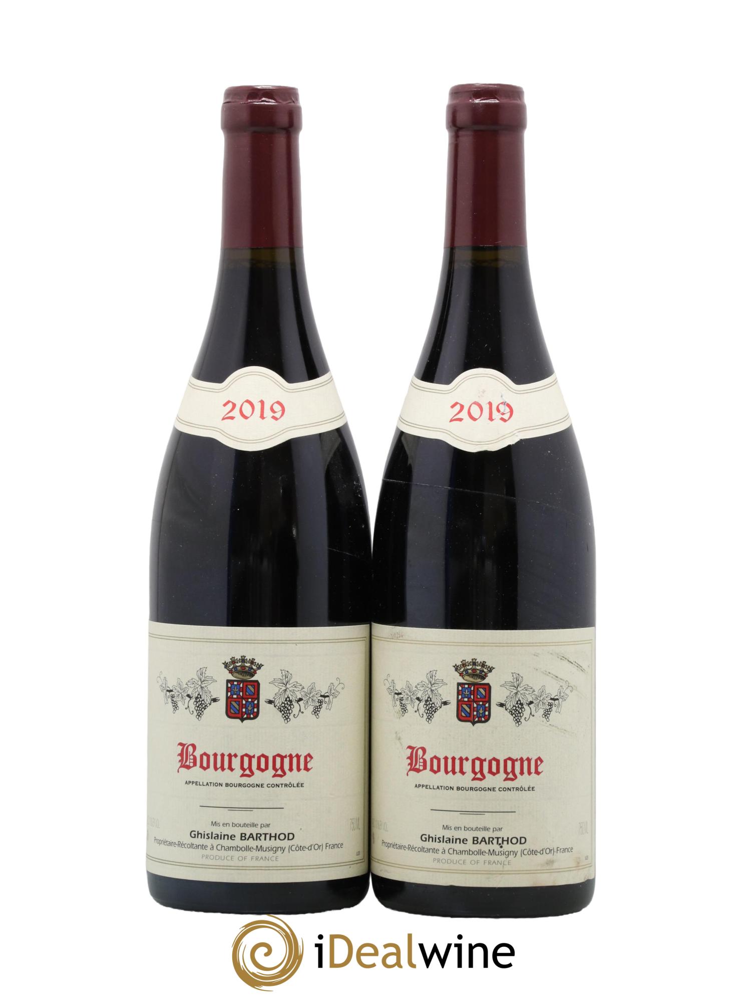 Bourgogne Ghislaine Barthod 2019 - Lot de 2 bouteilles - 0