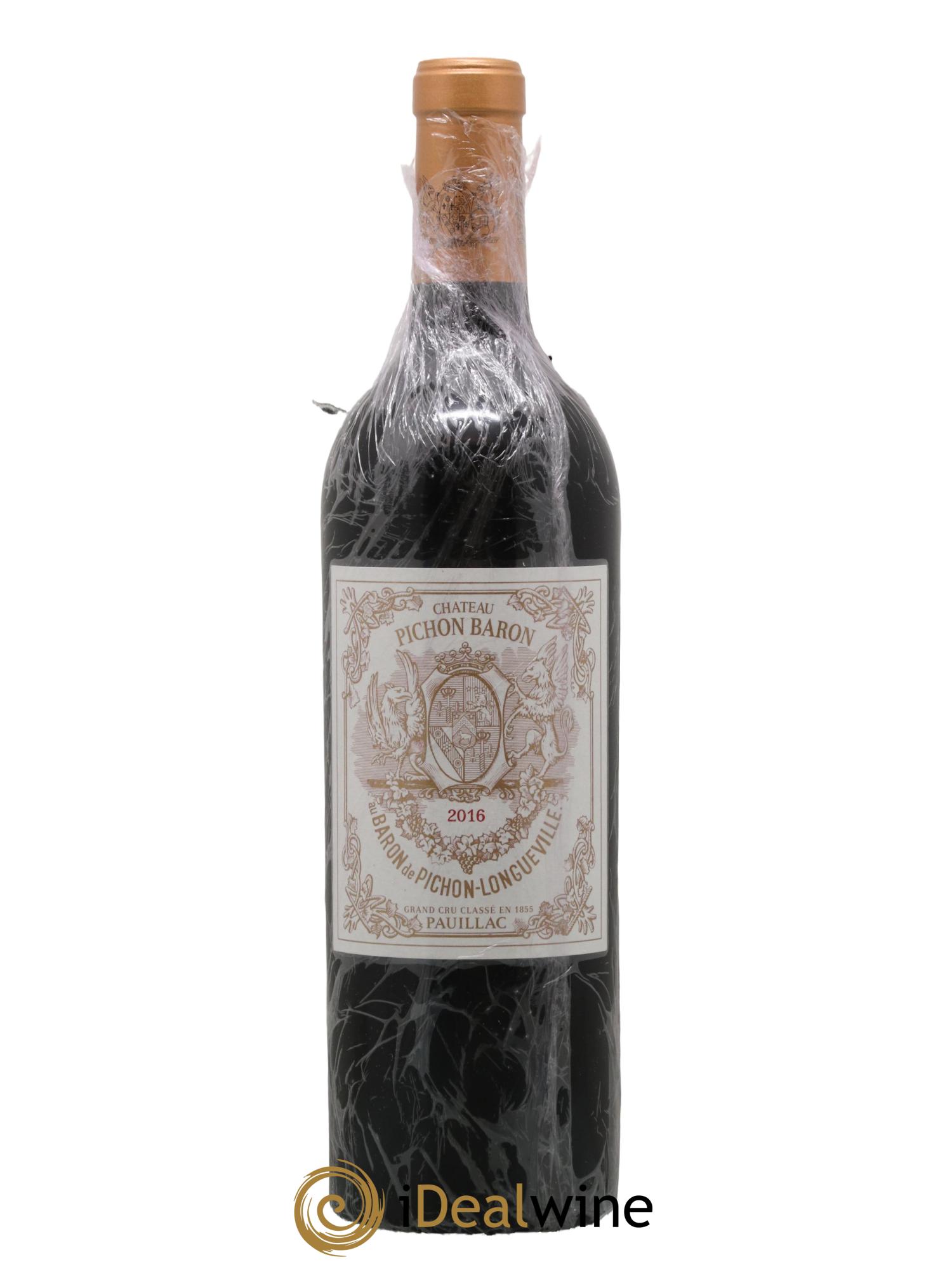 Pichon Longueville Baron 2ème Grand Cru Classé 2016 - Lot de 1 bouteille - 0