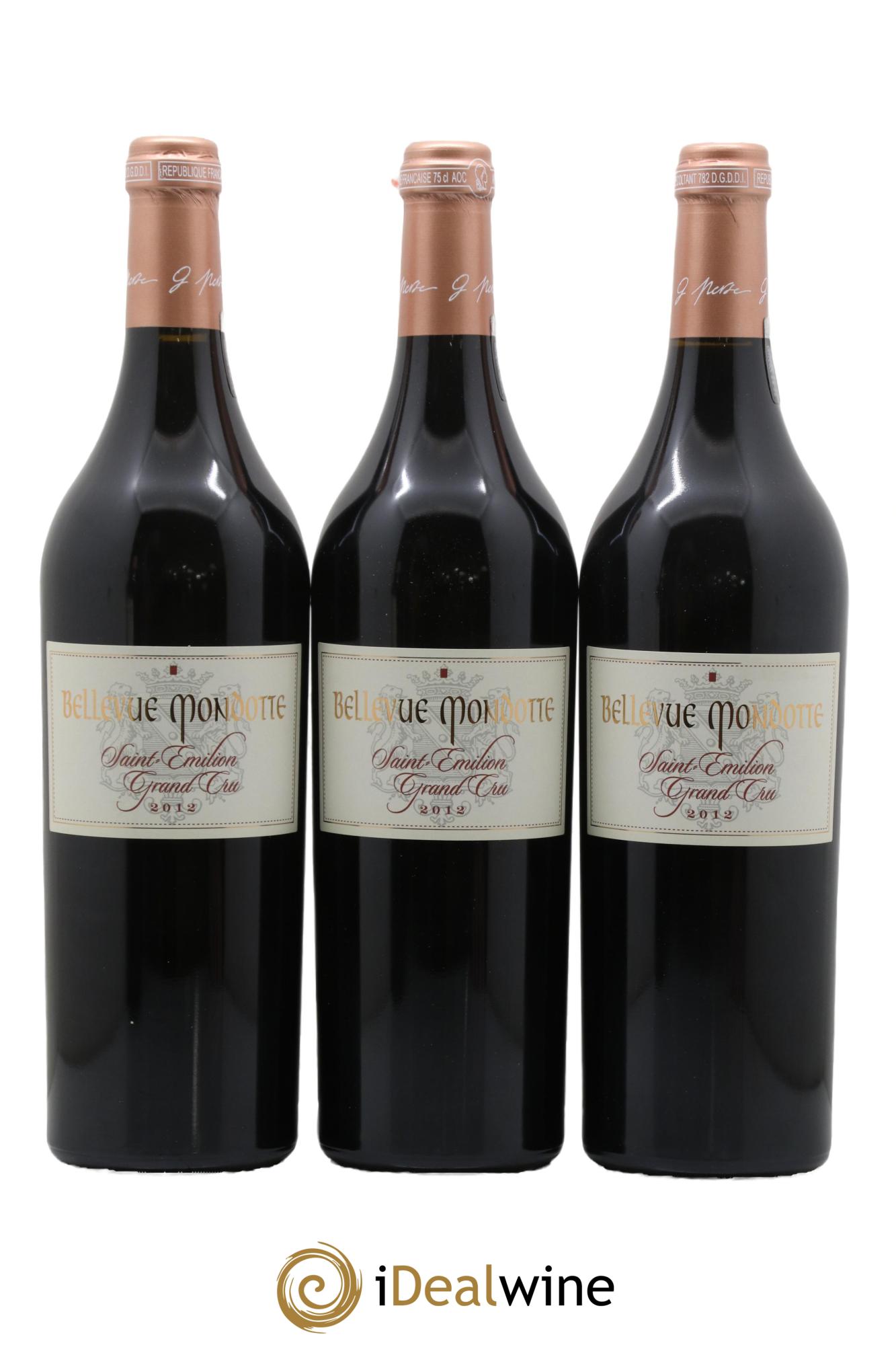 Château Bellevue Mondotte 2012 - Lotto di 6 bottiglie - 2