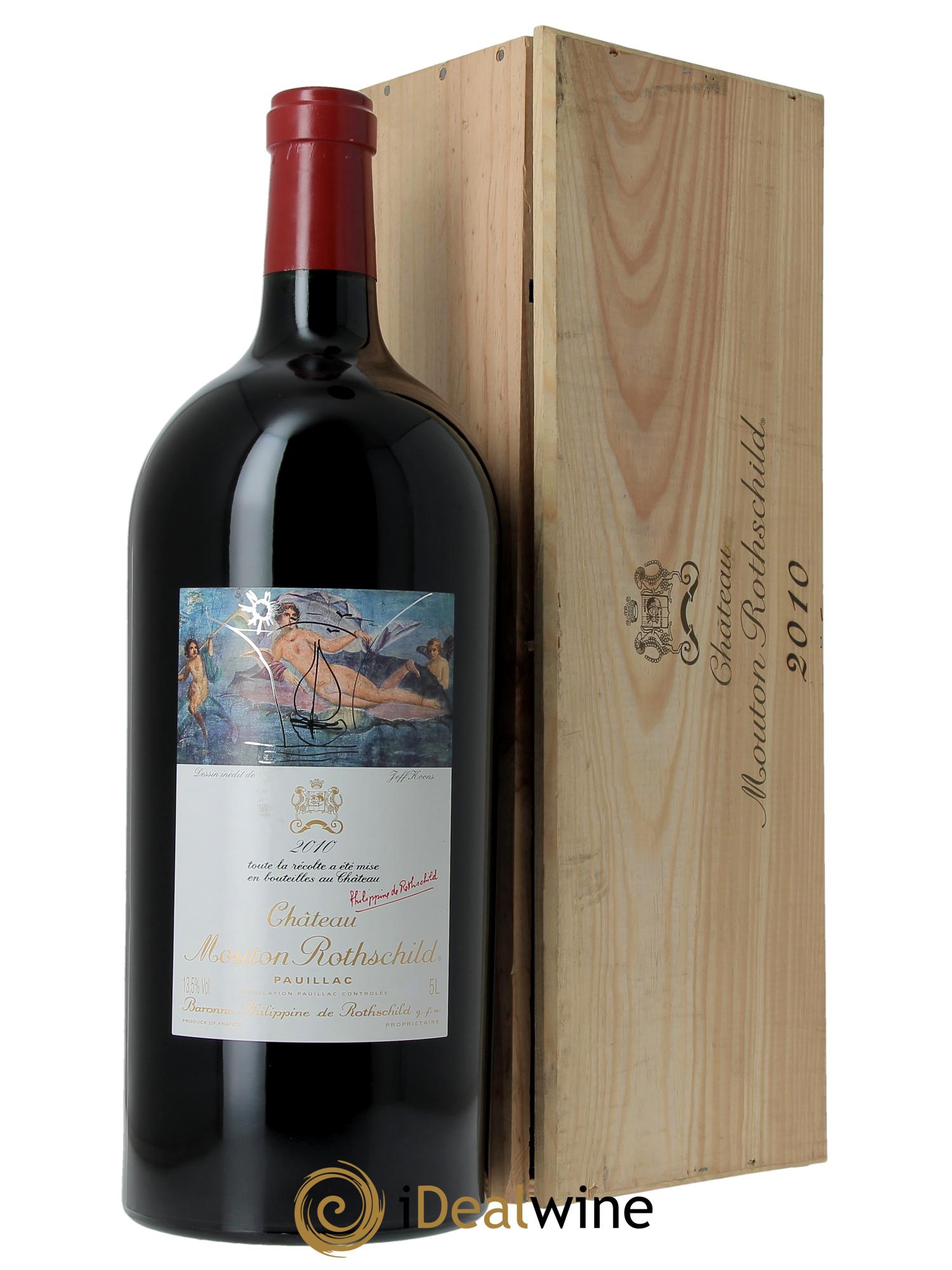 Château Mouton Rothschild 1er Grand Cru Classé 2010 - Lot de 1 jeroboam - 0